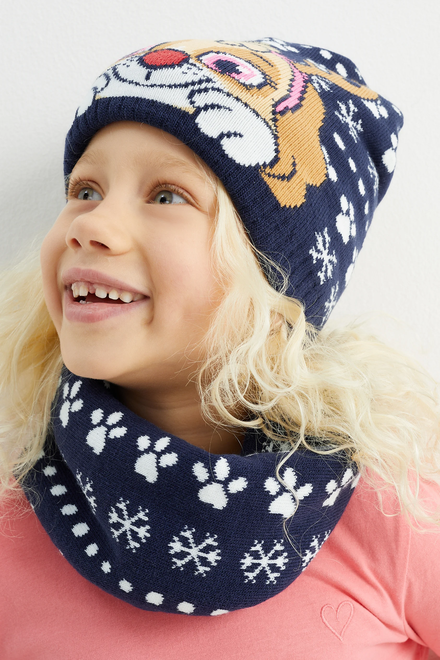 PAW Patrol - set - knitted hat and snood - 2 piece