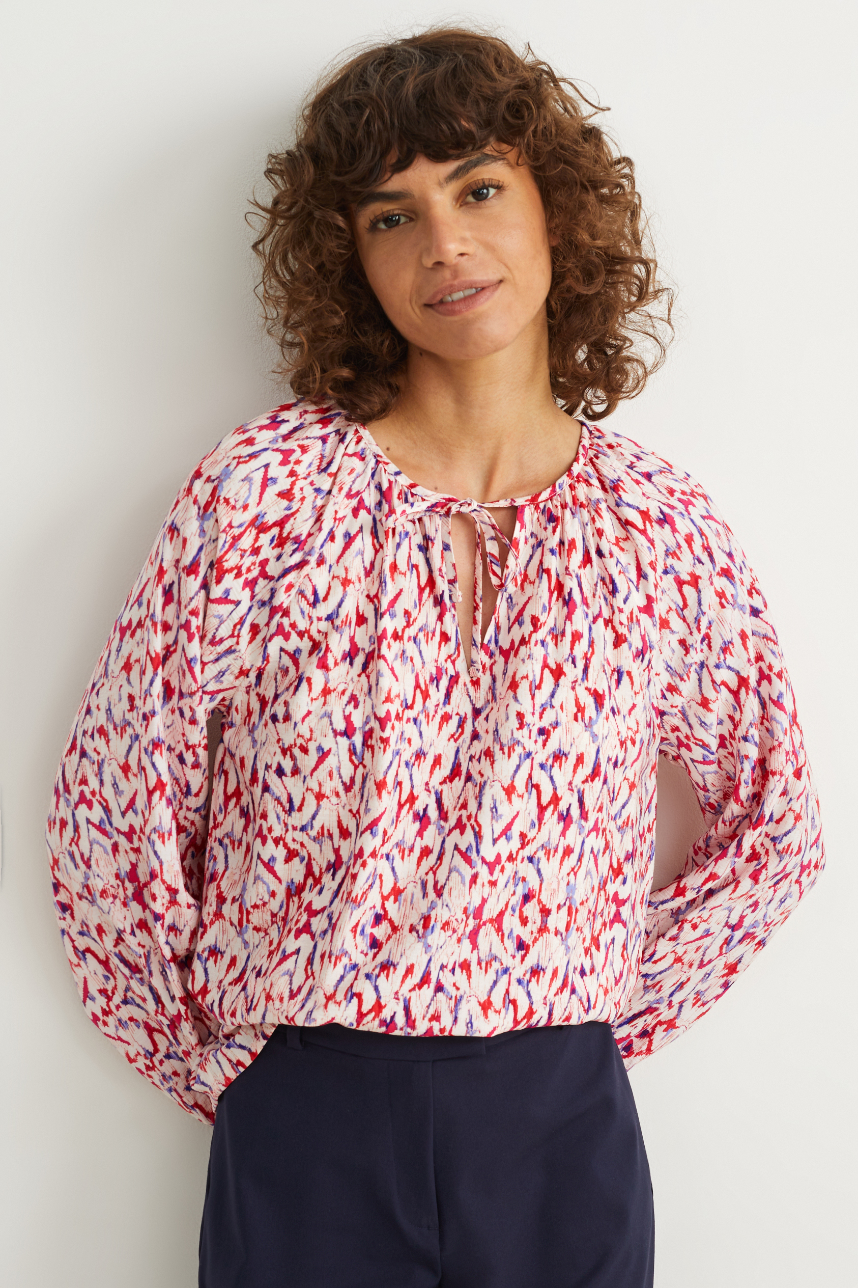 Blouse - patterned