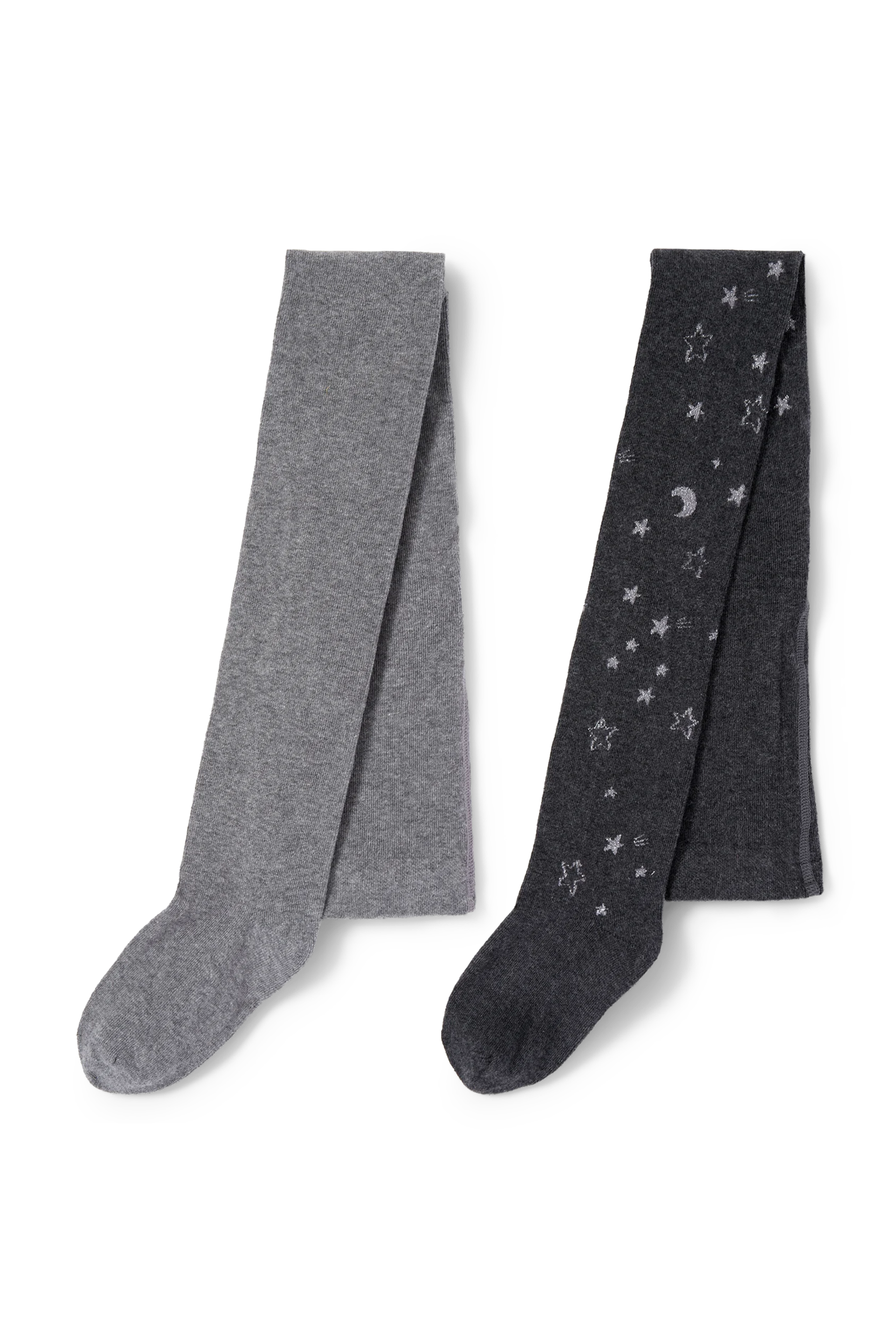 Multipack of 2 - star and moon - tights