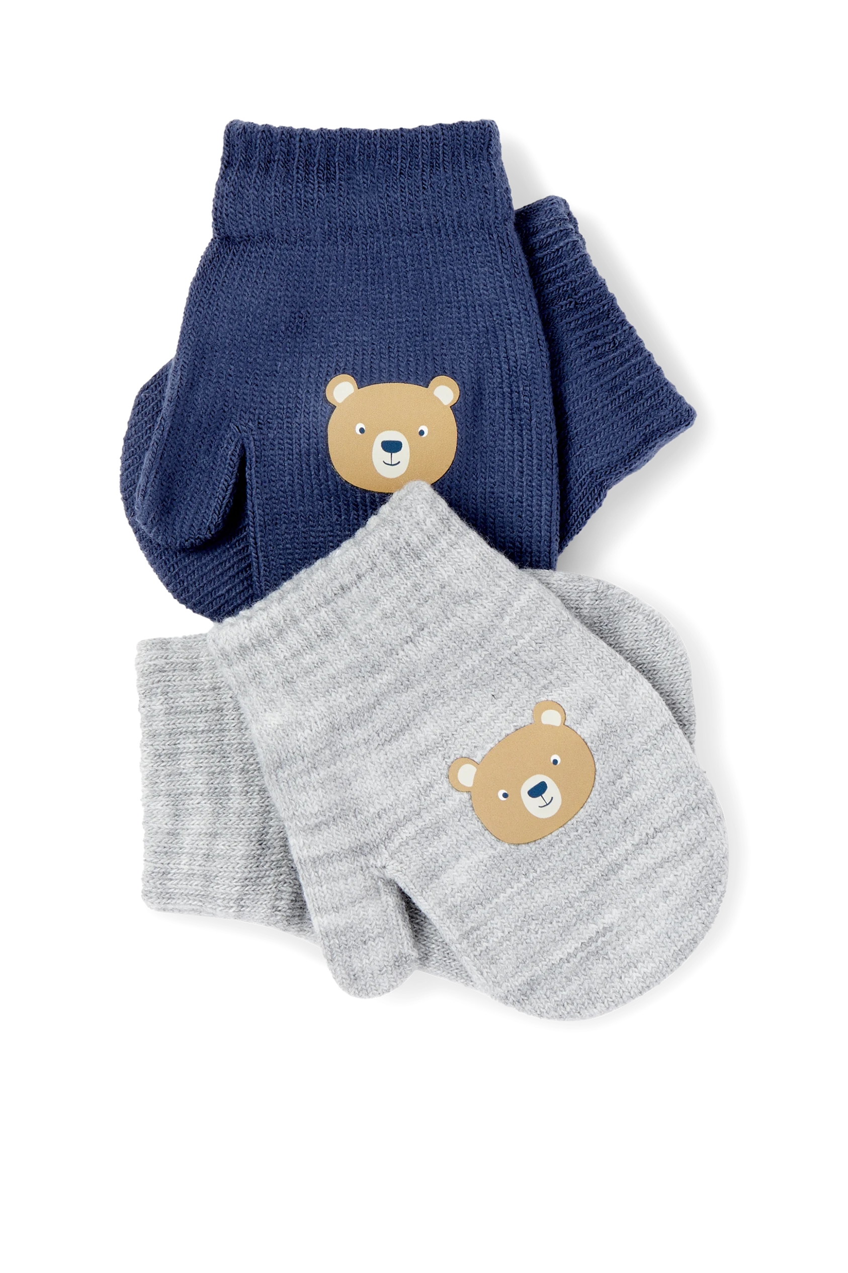 Multipack of 2 - teddy bear - baby mittens
