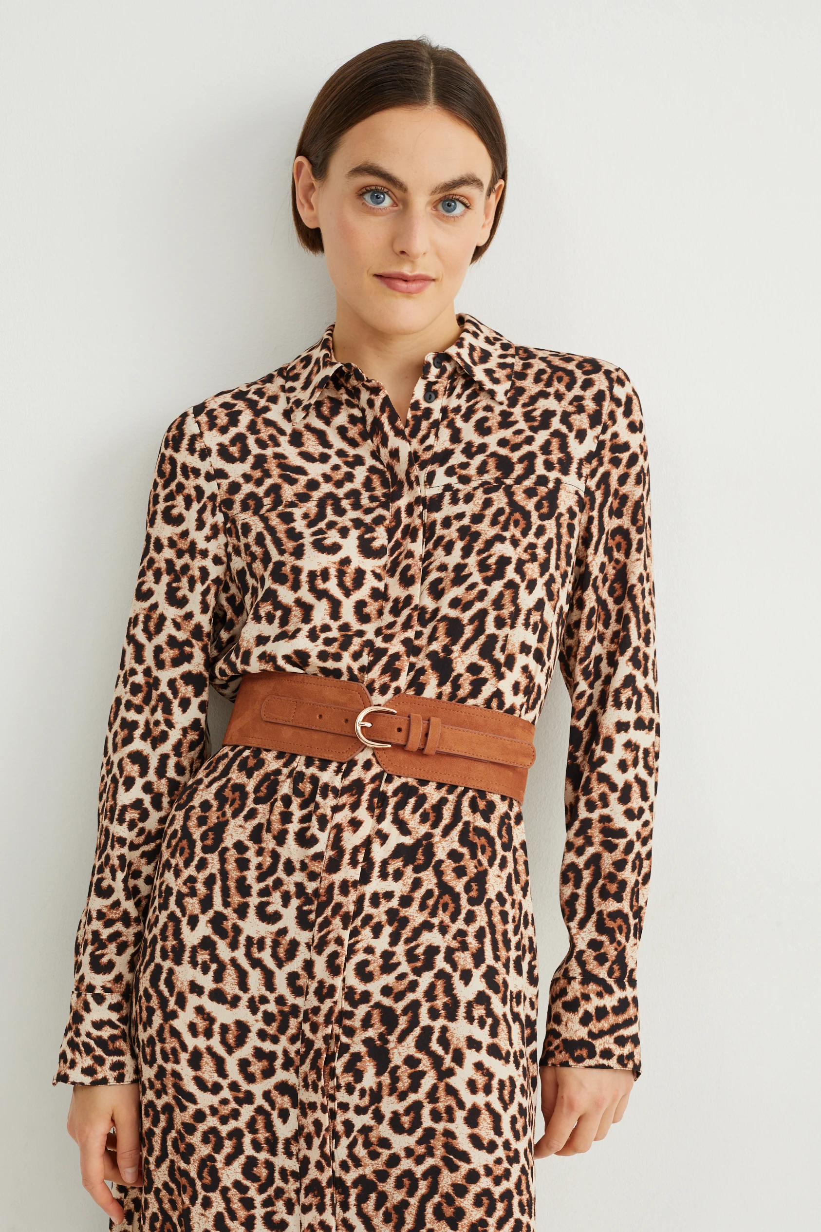 Waist belt - faux suede