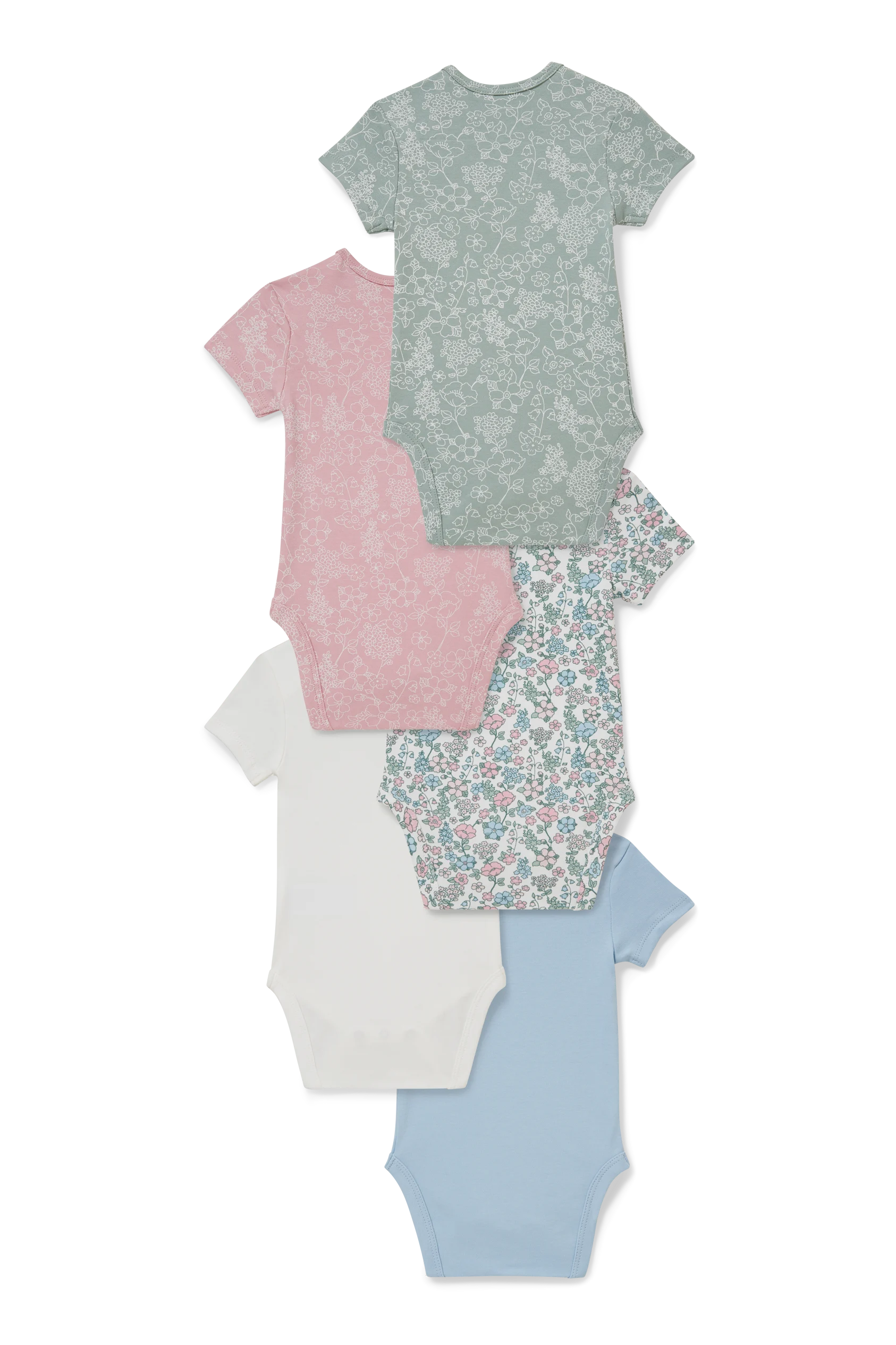 Multipack of 5 - baby bodysuit