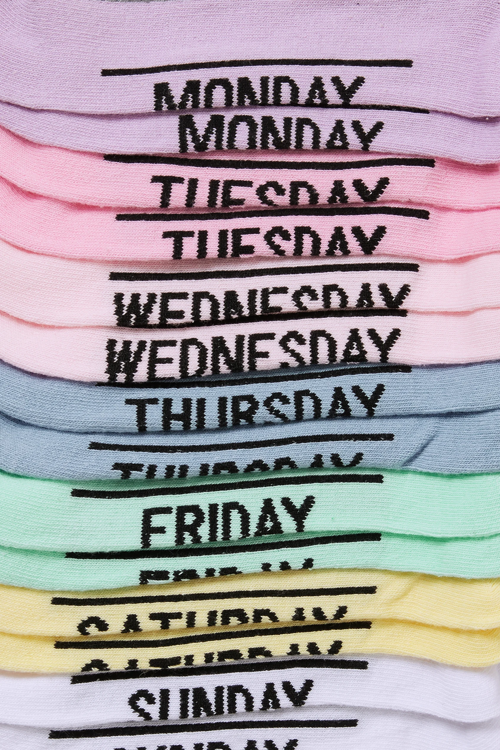 Multipack of 7 - days of the week - socks with motif