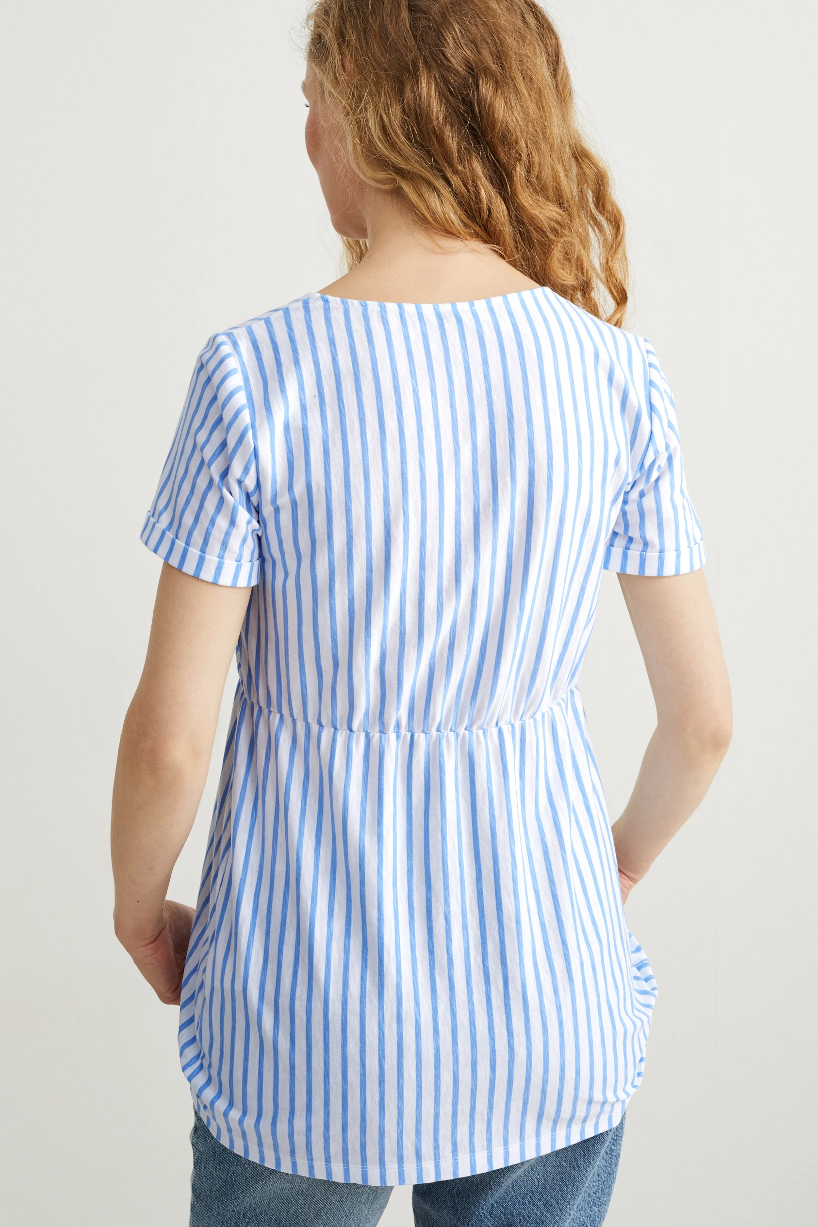 Nursing T-shirt - striped