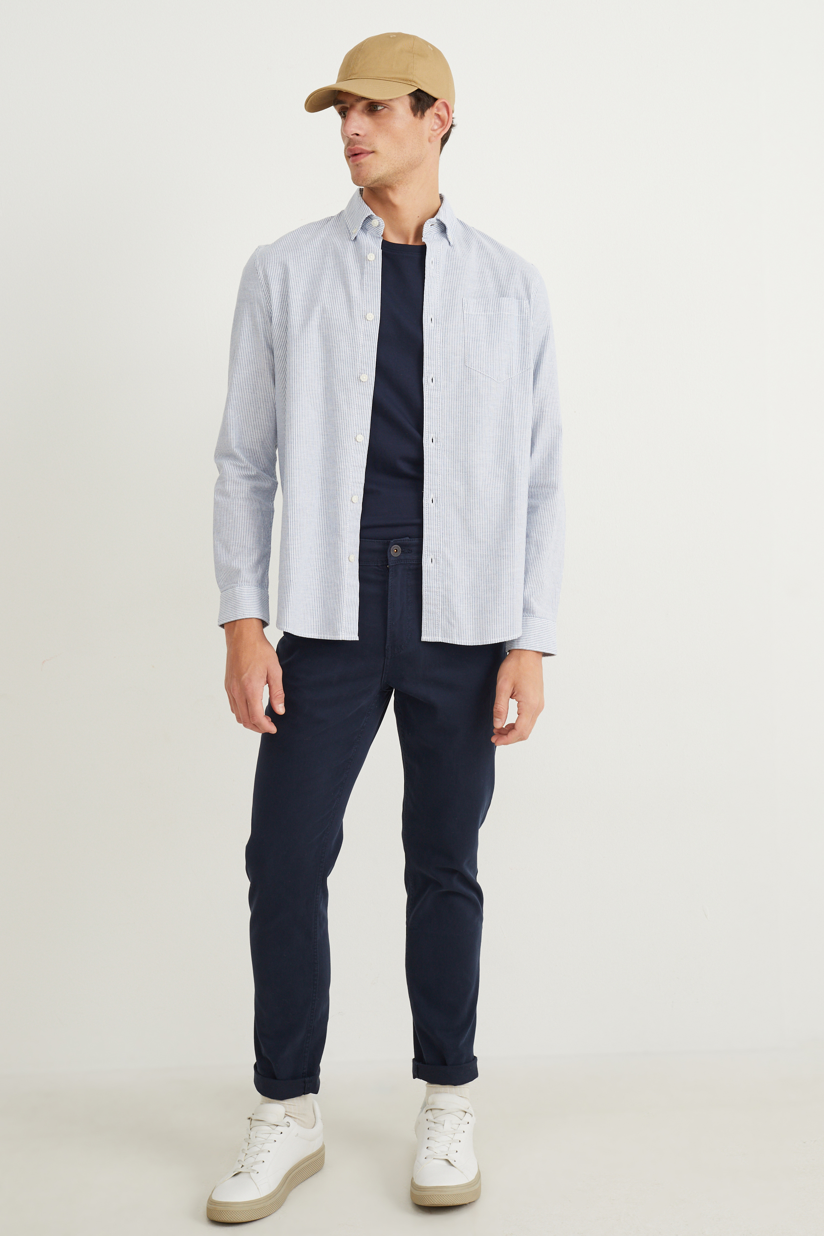 Trousers - slim fit - Flex