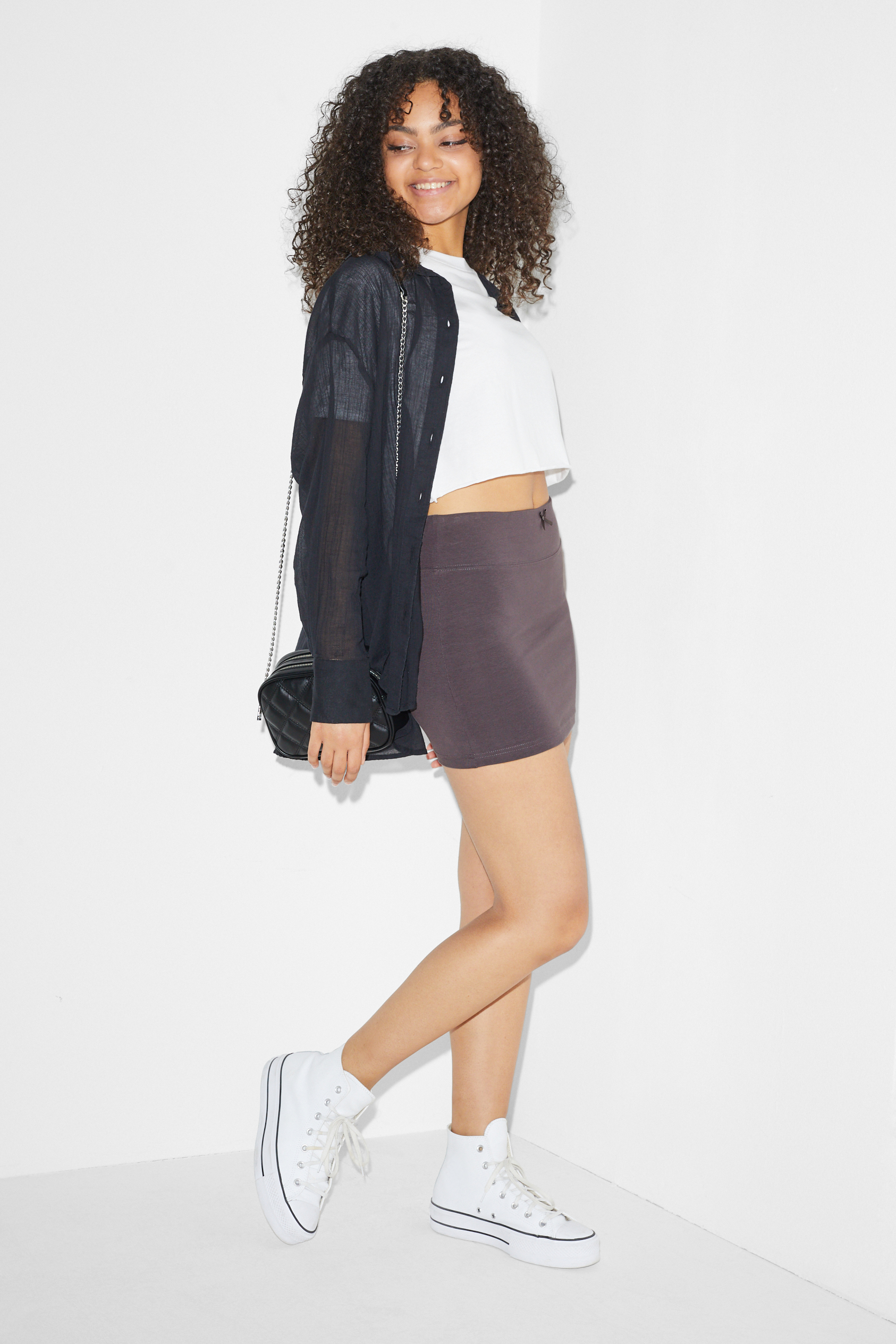 CLOCKHOUSE - mini skirt