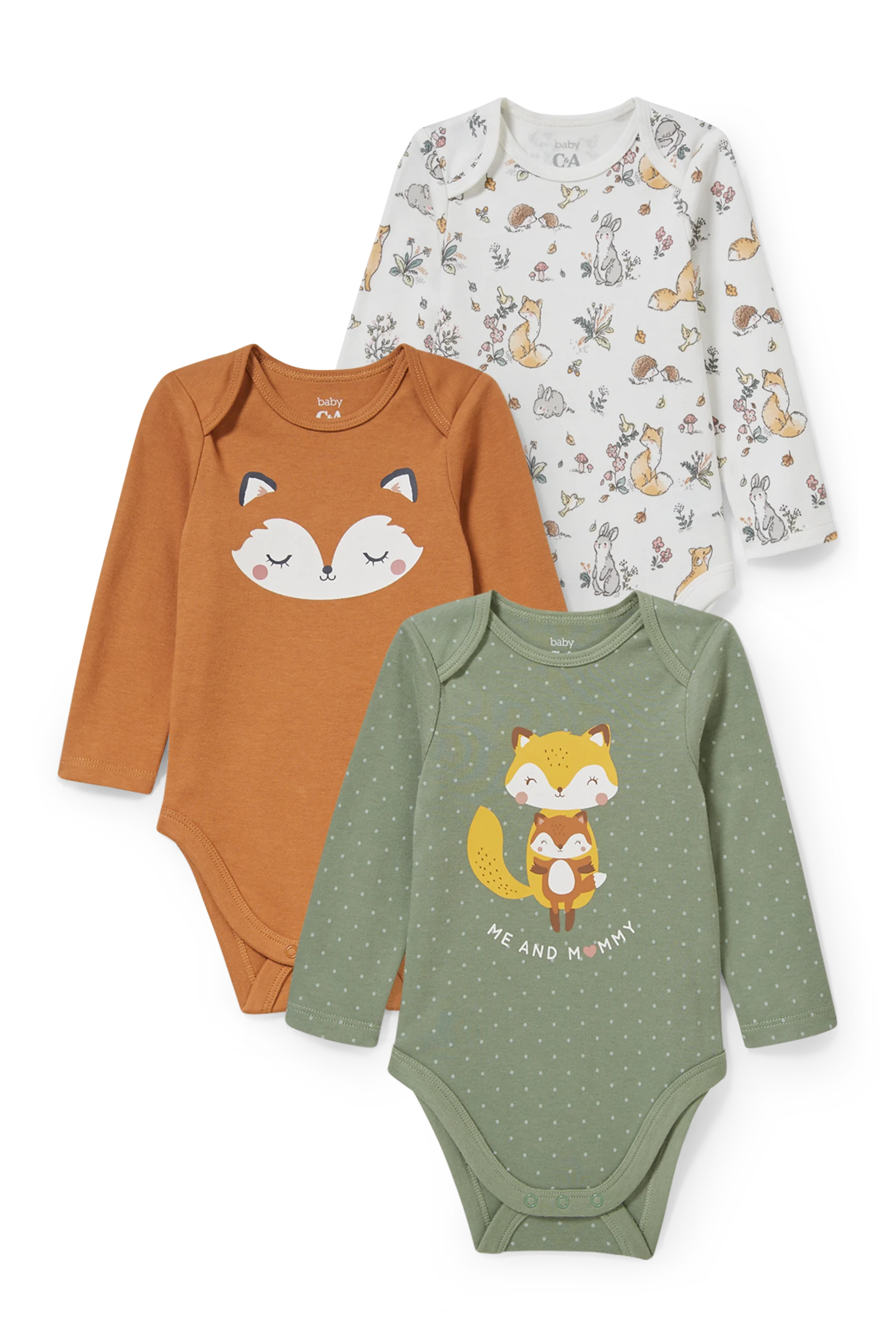 Multipack of 3 - baby bodysuit