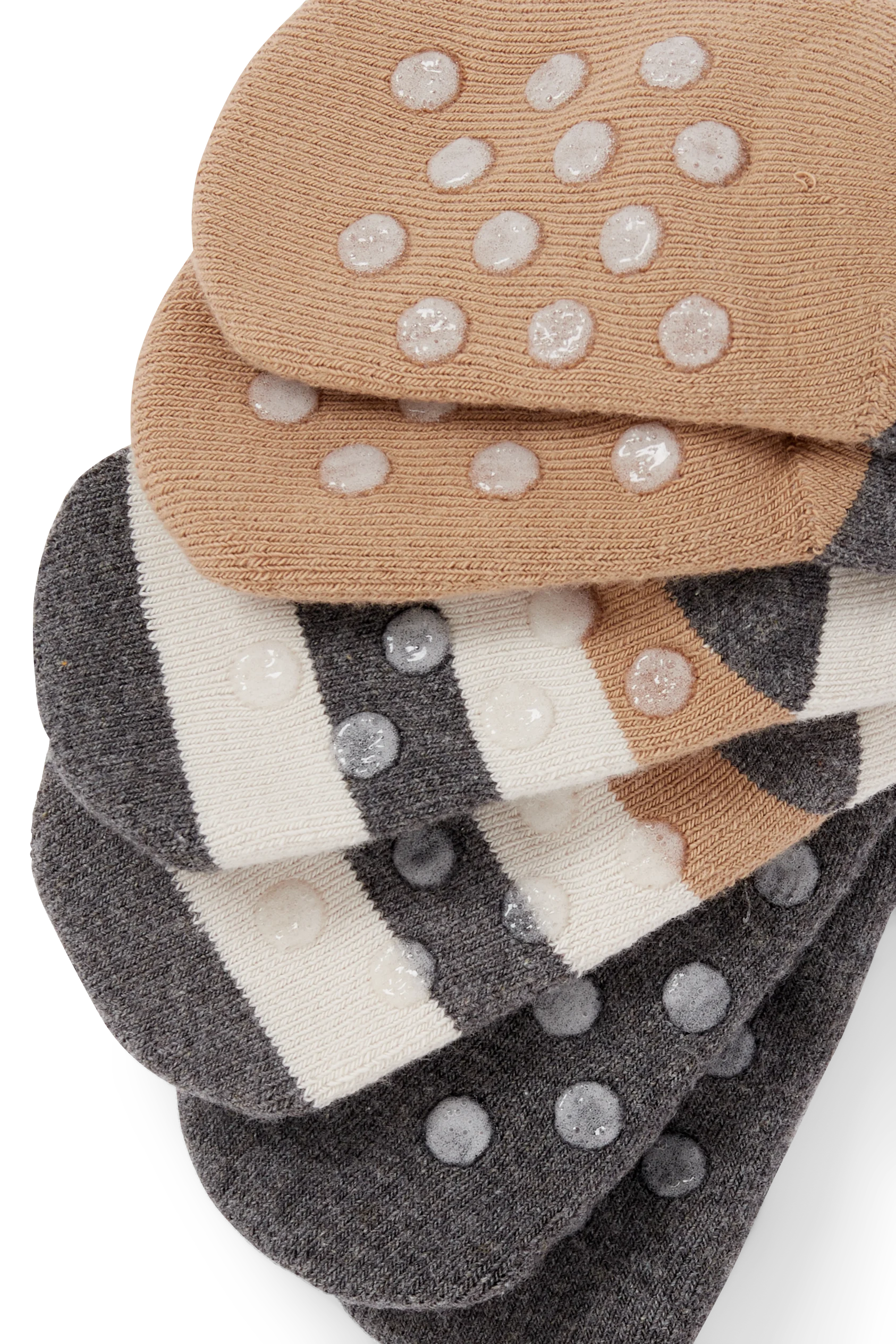 Multipack of 3 - bear - newborn non-slip socks