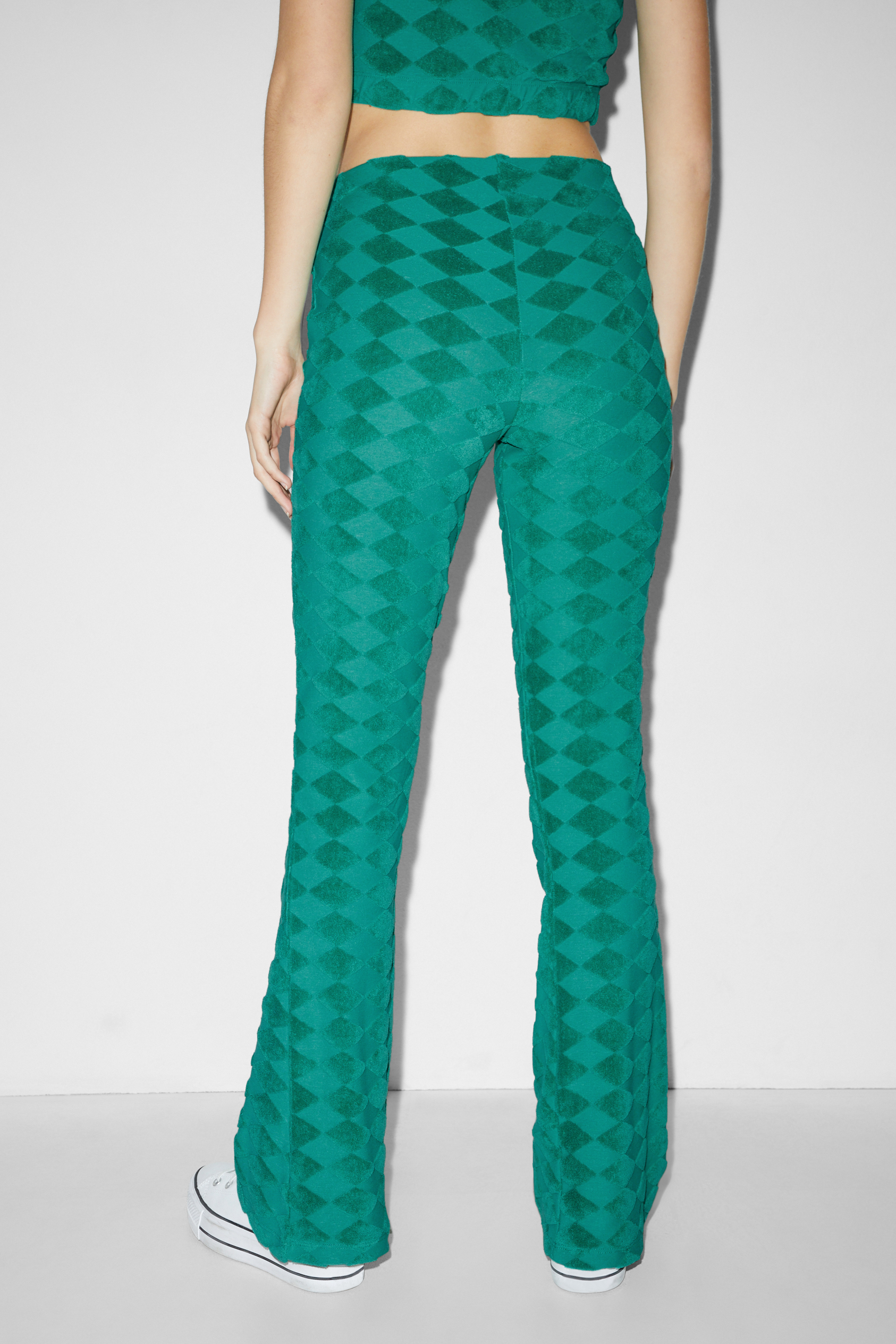 CLOCKHOUSE - jersey trousers - comfort fit - check