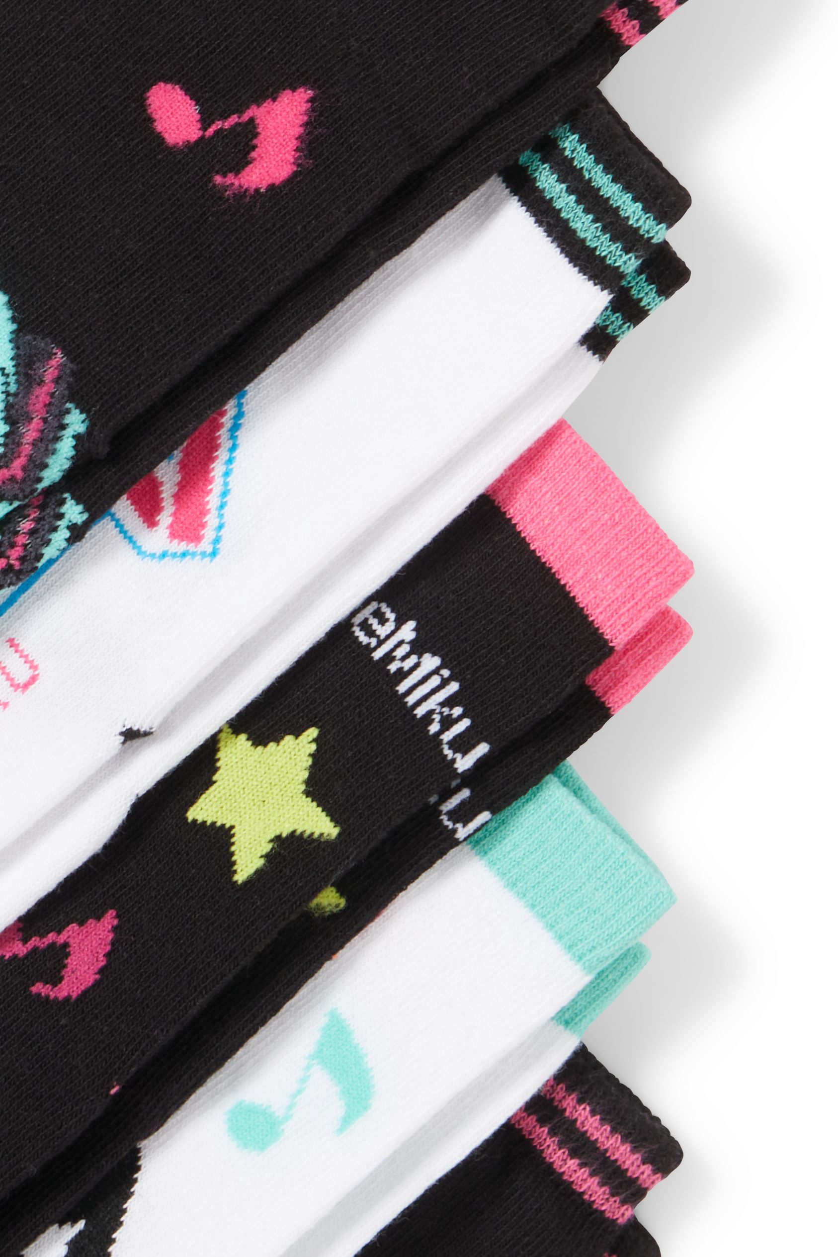 Multipack of 5 - Hatsune Miku - socks with motif