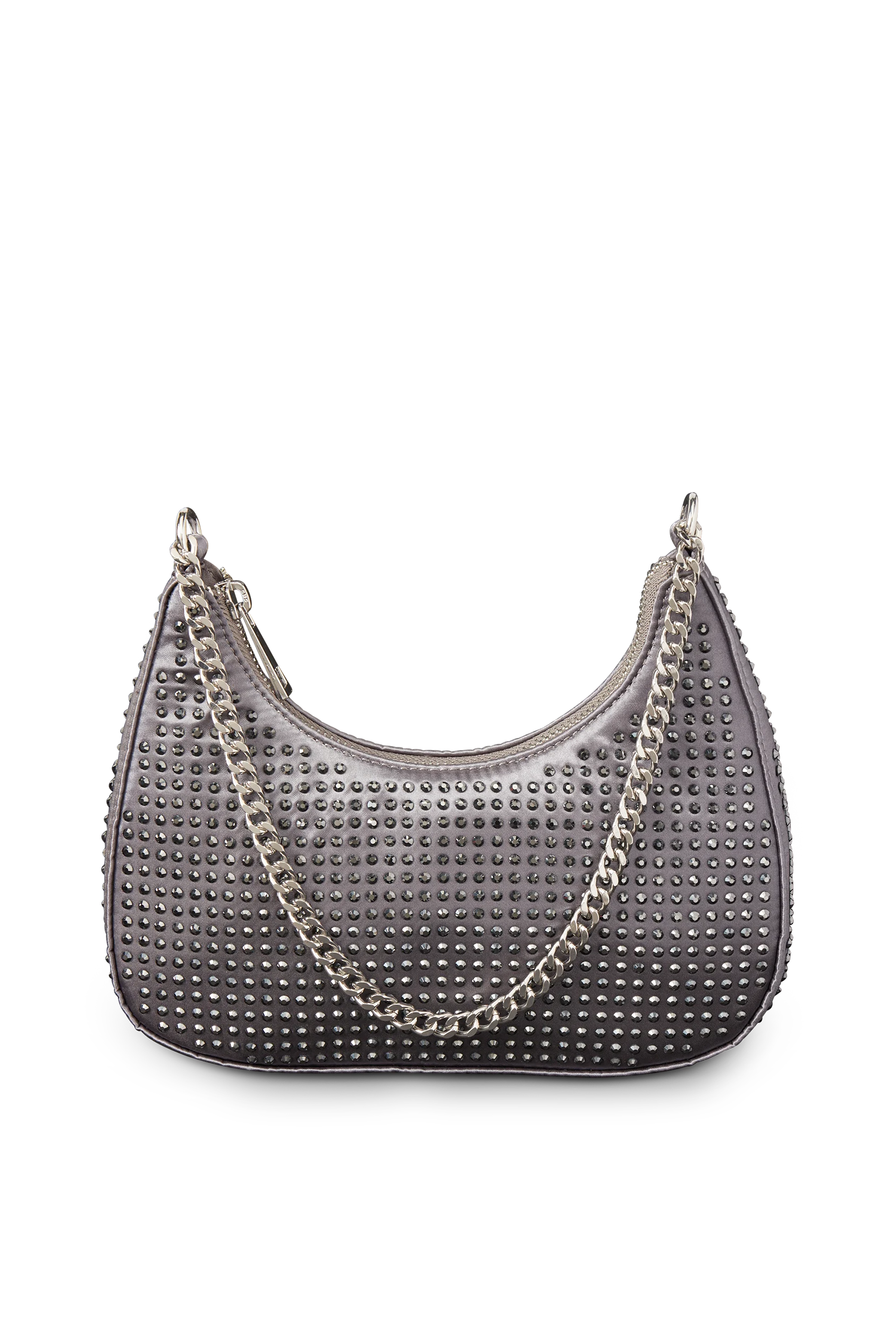 Satin shoulder bag