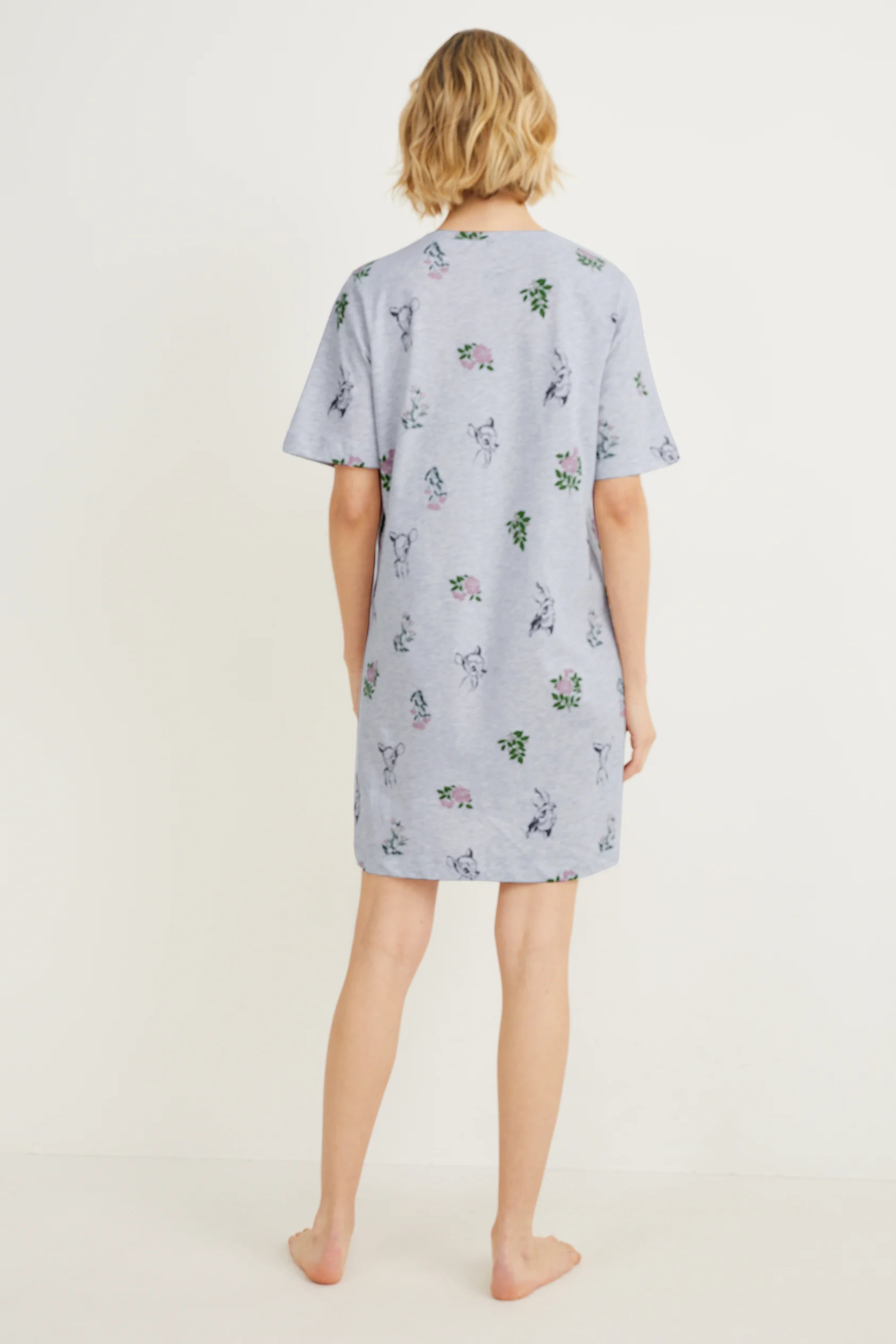 Nightshirt - floral - Bambi