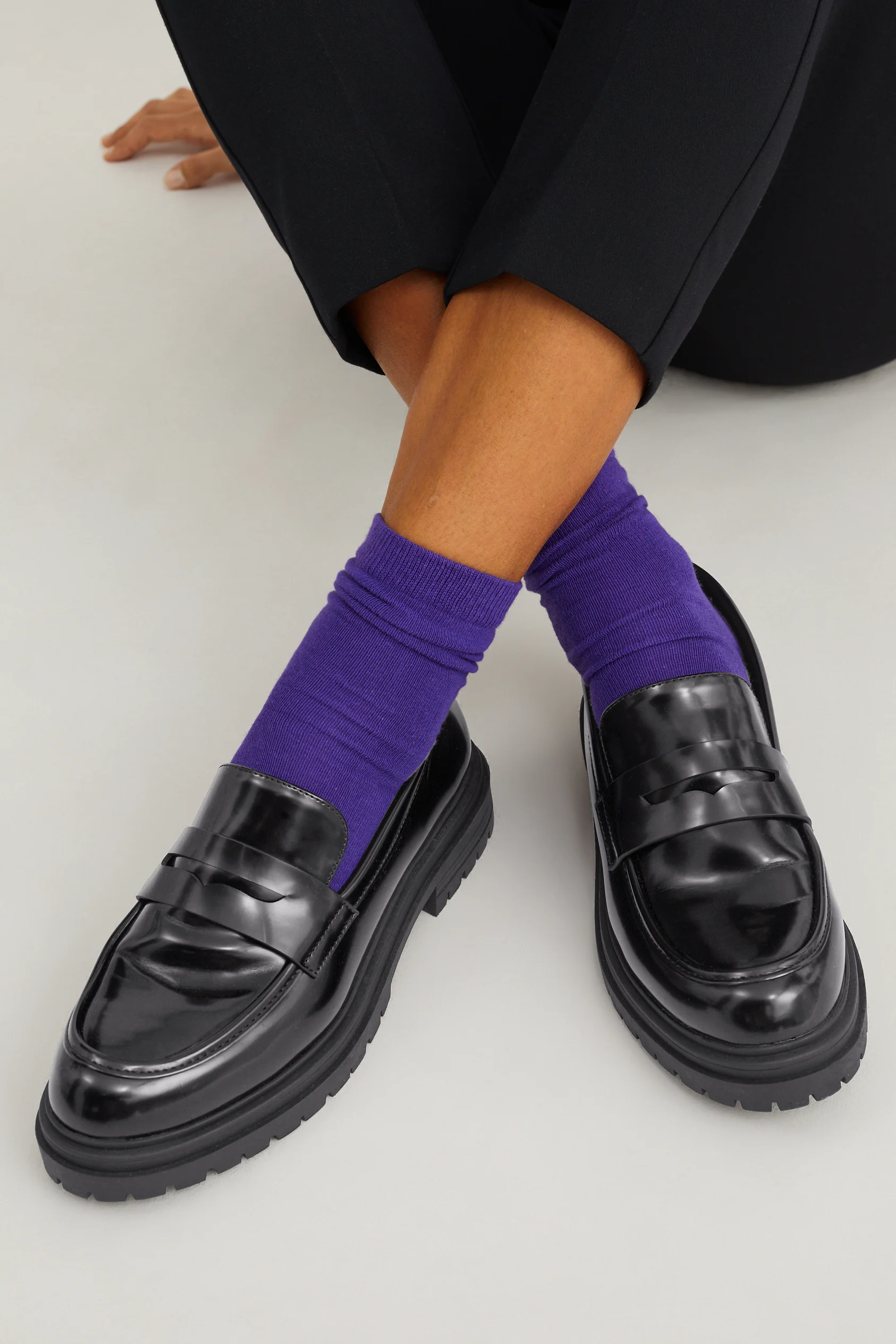 Loafers - faux leather