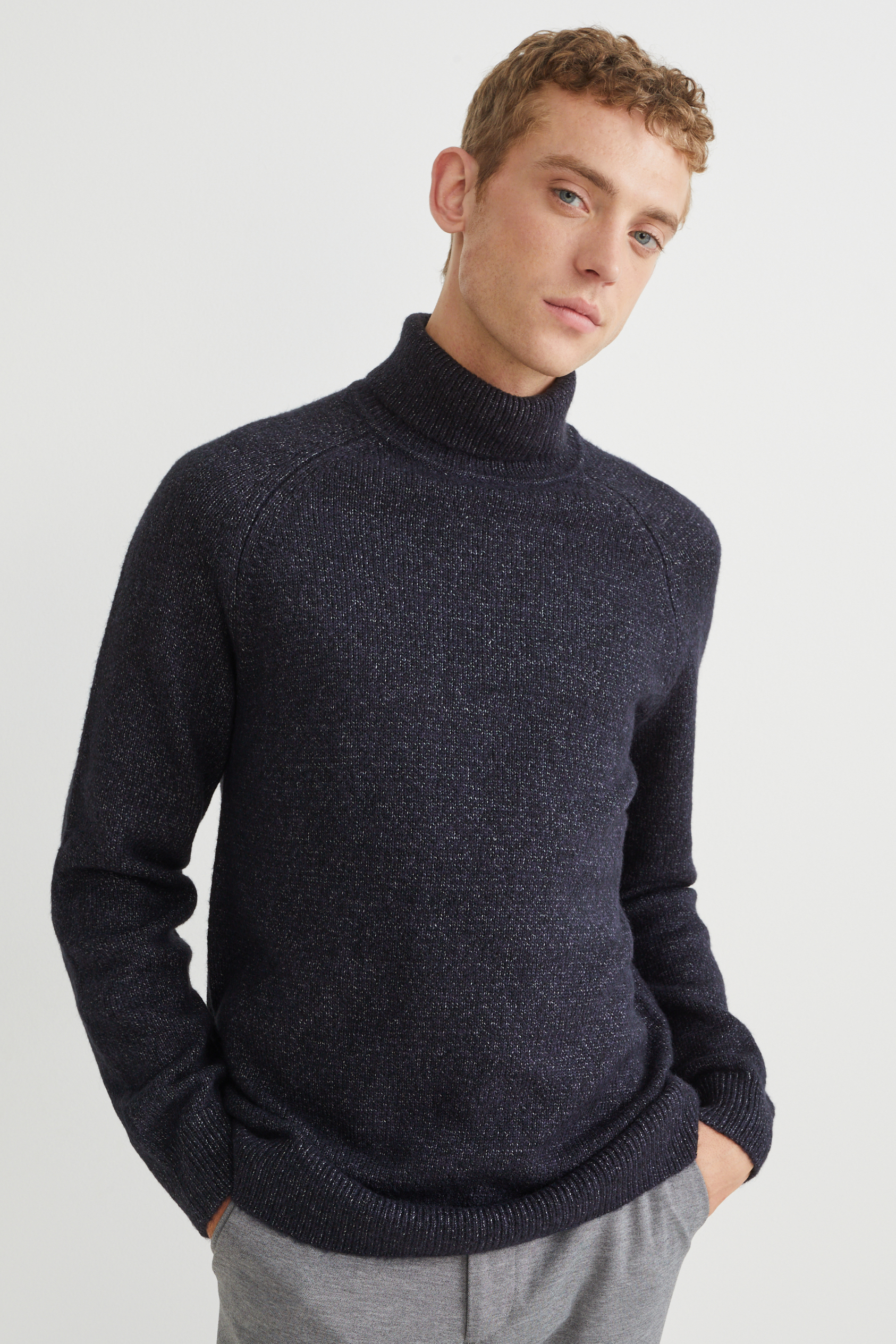 Polo neck jumper