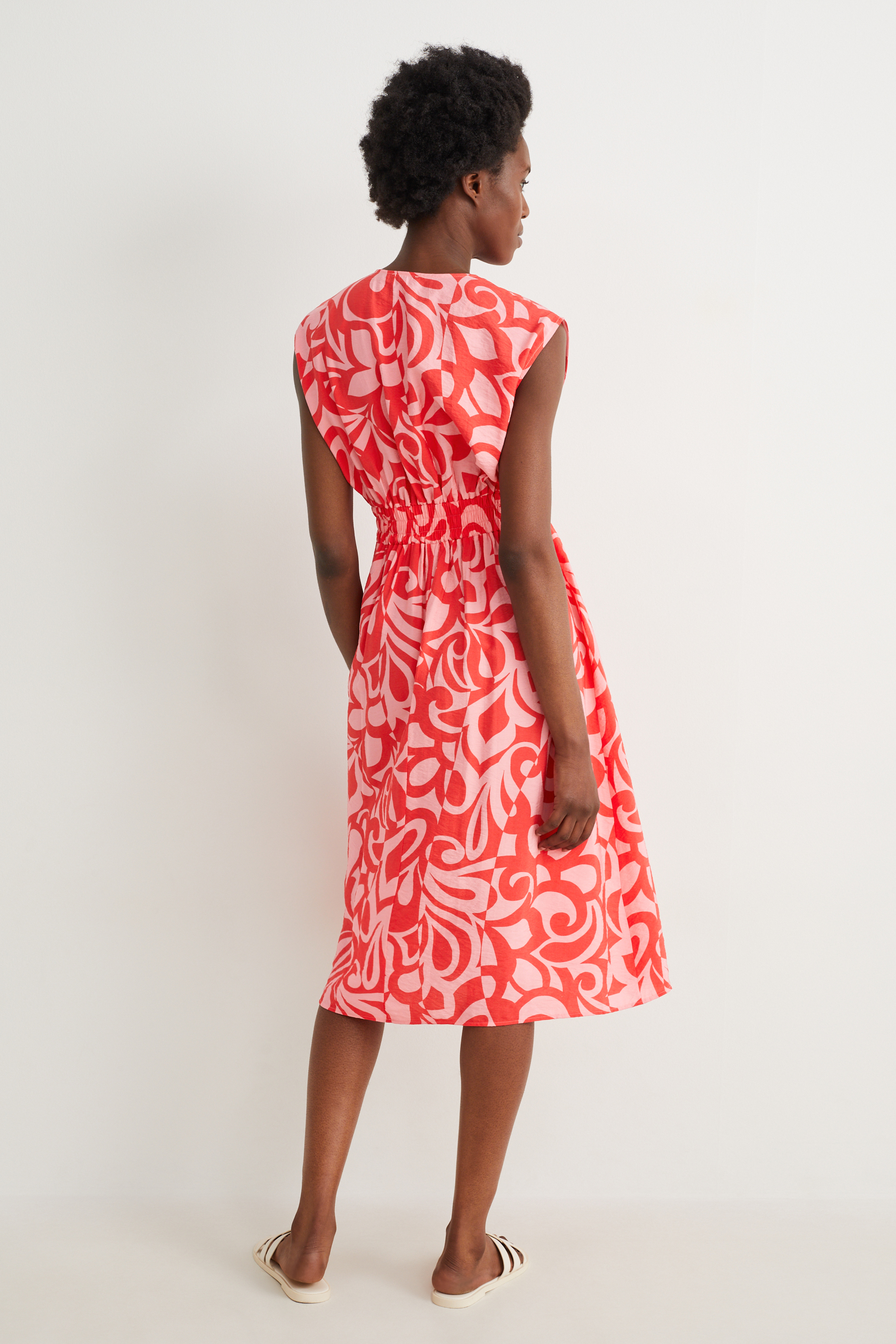 Fit & flare dress - patterned