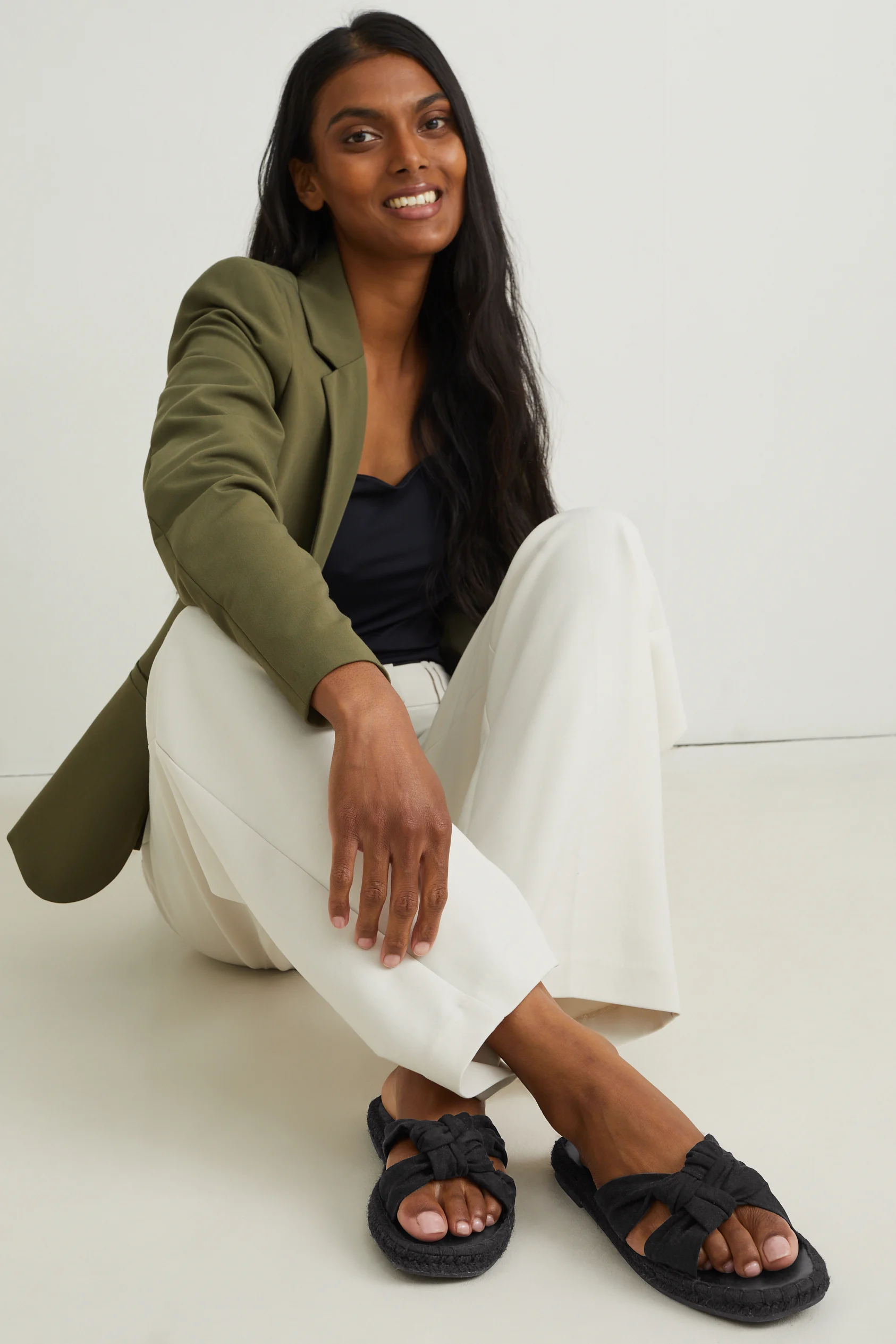 Sandals - faux suede