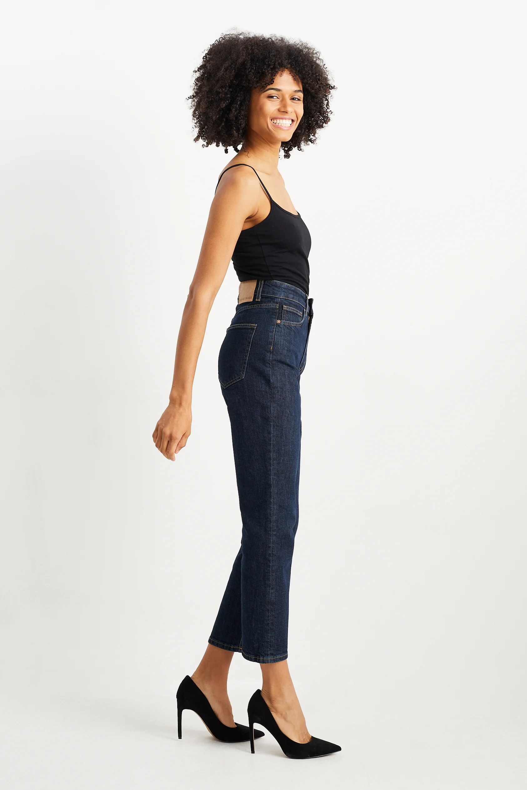Premium Denim by C&A - straight jeans - high waist