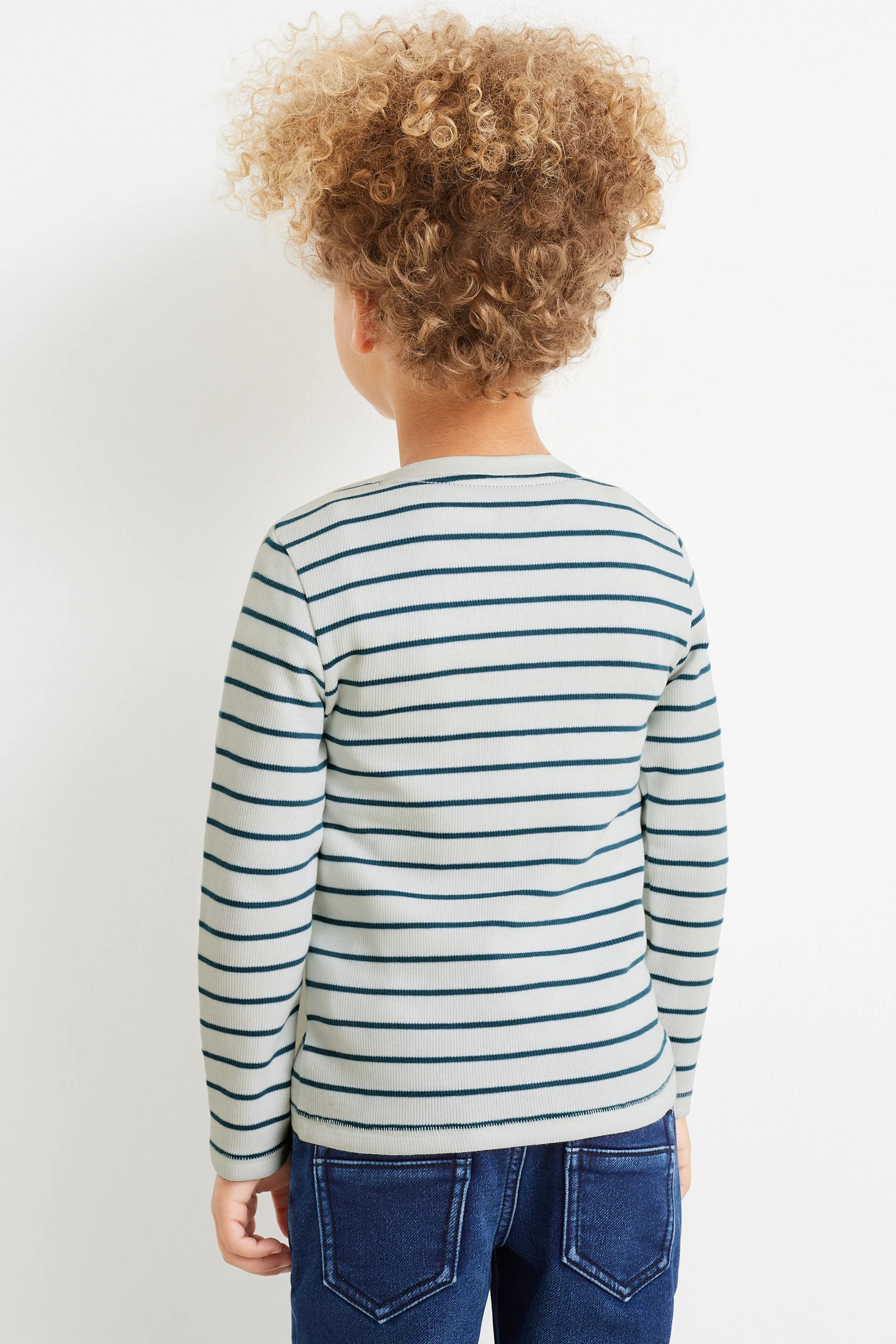 Long sleeve top - striped