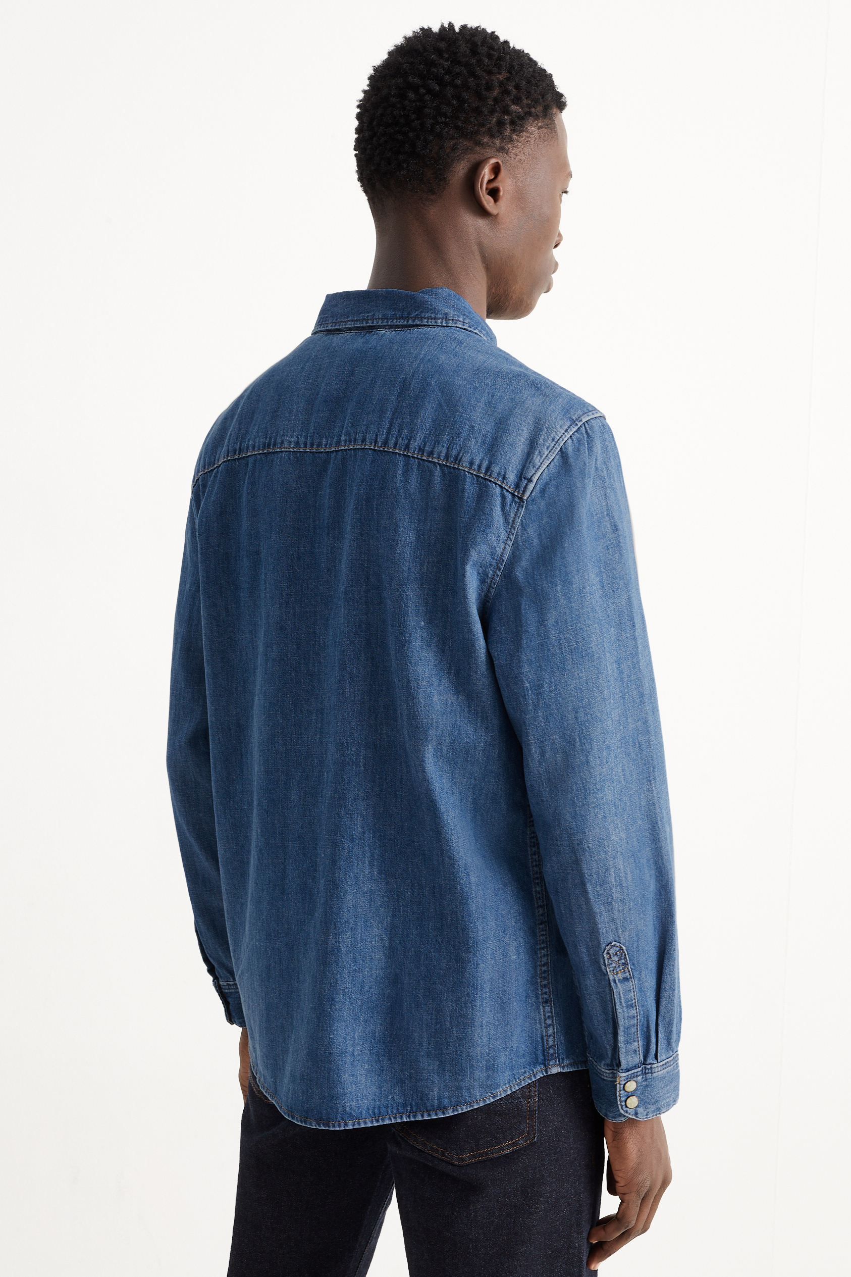 Denim shirt - regular fit - kent collar