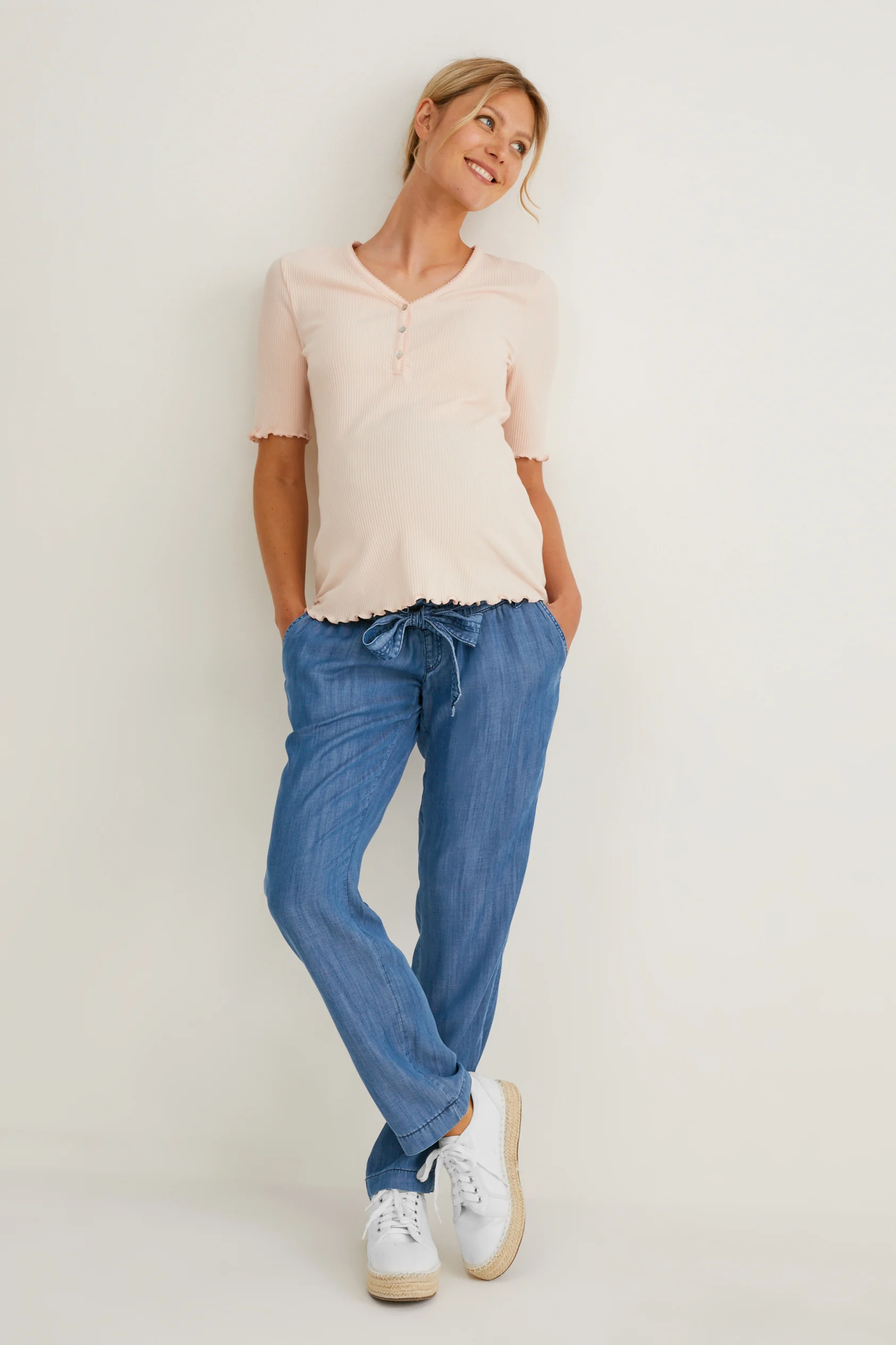 Maternity trousers - Tencel?