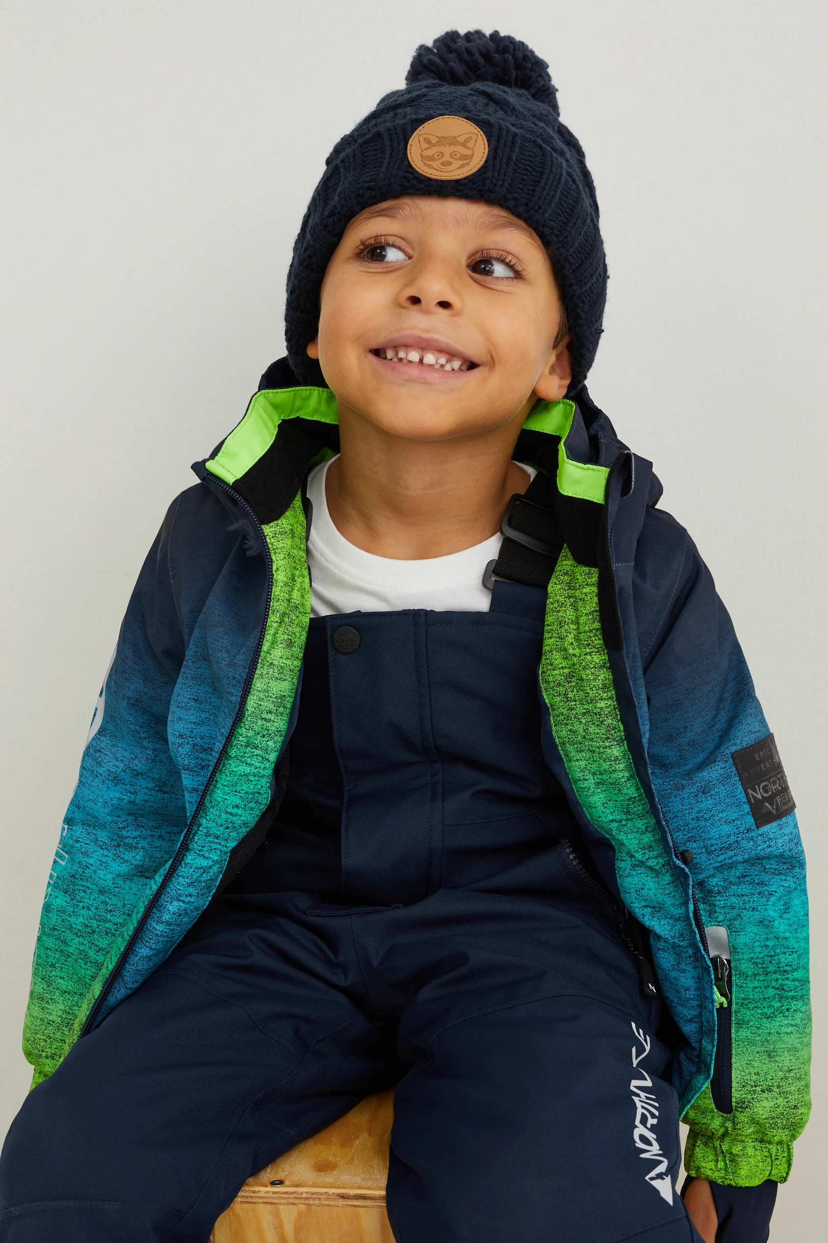 Knitted hat - cable knit pattern