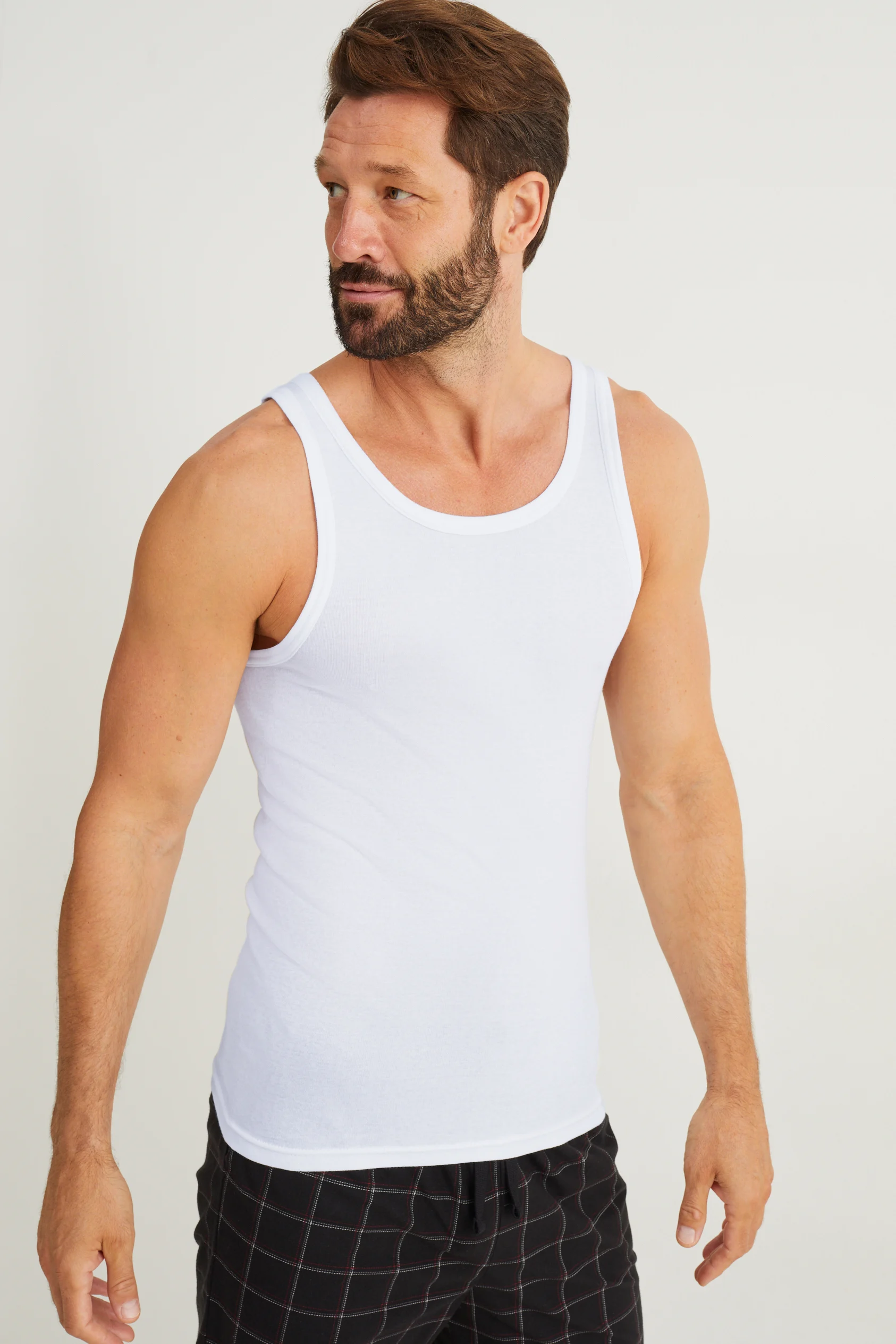 Multipack of 3 - vest - skinny rib - seamless