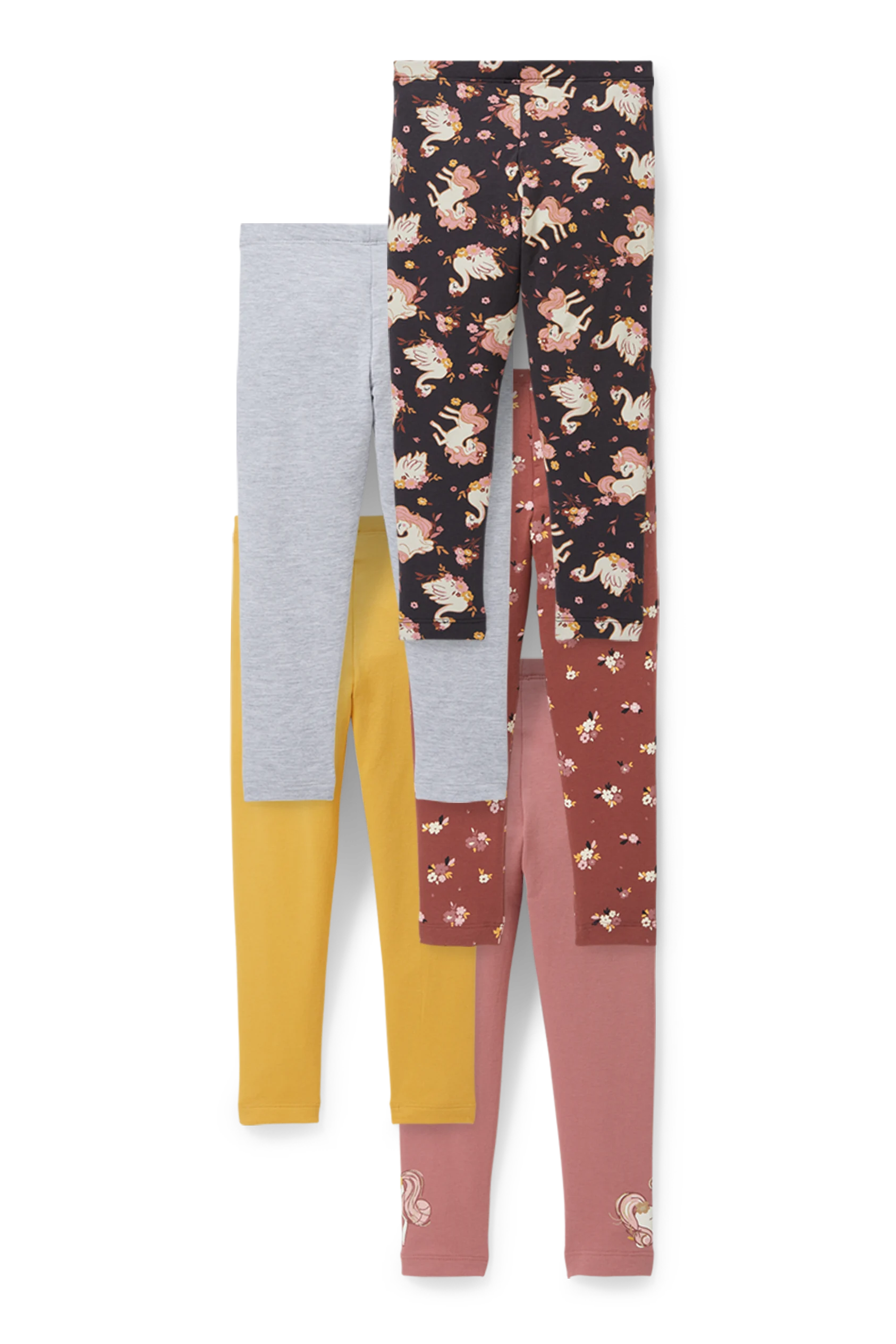 Multipack of 5 - thermal leggings