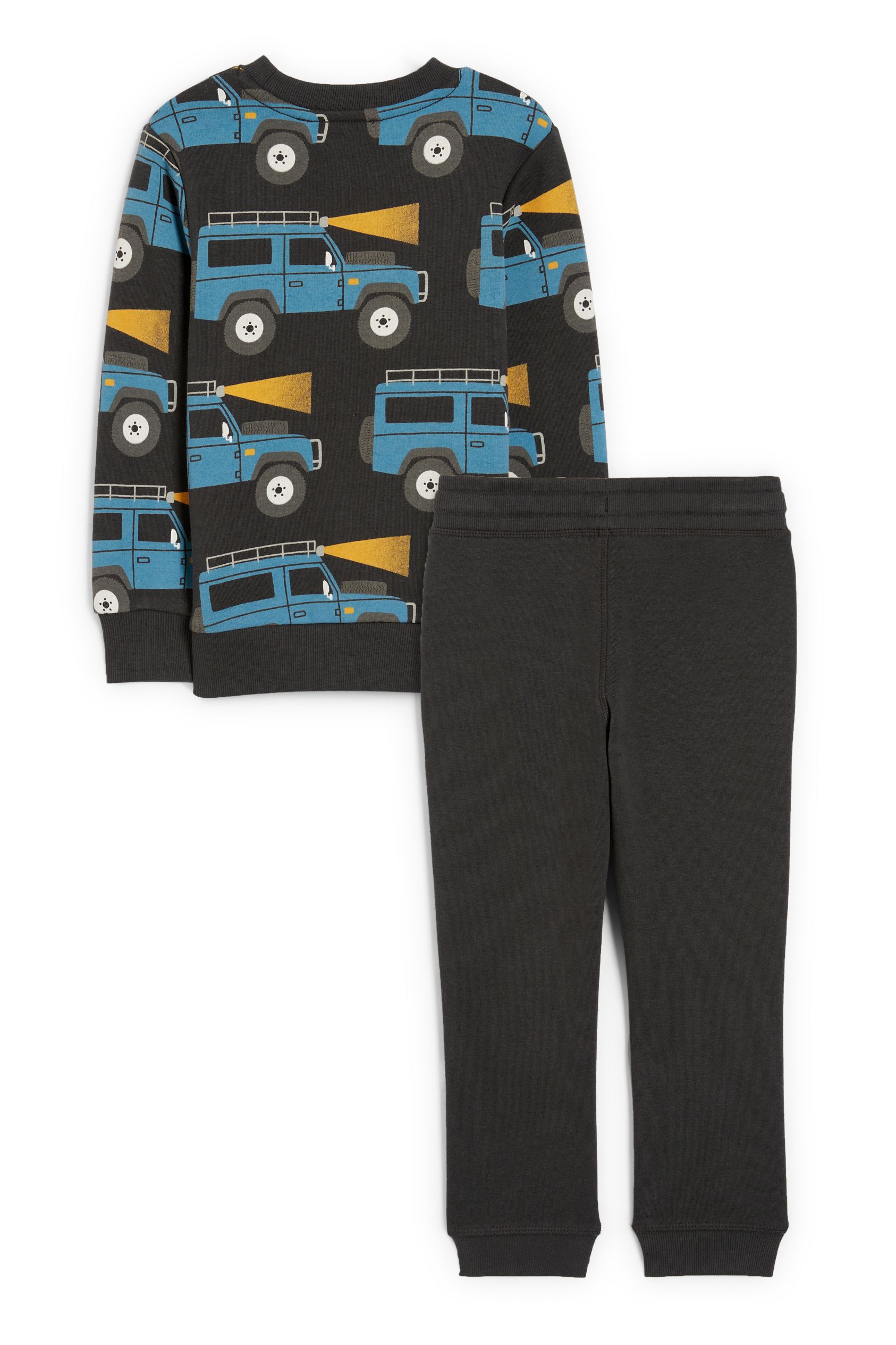 Car - set - sweatshirt and joggers - 2 piece
