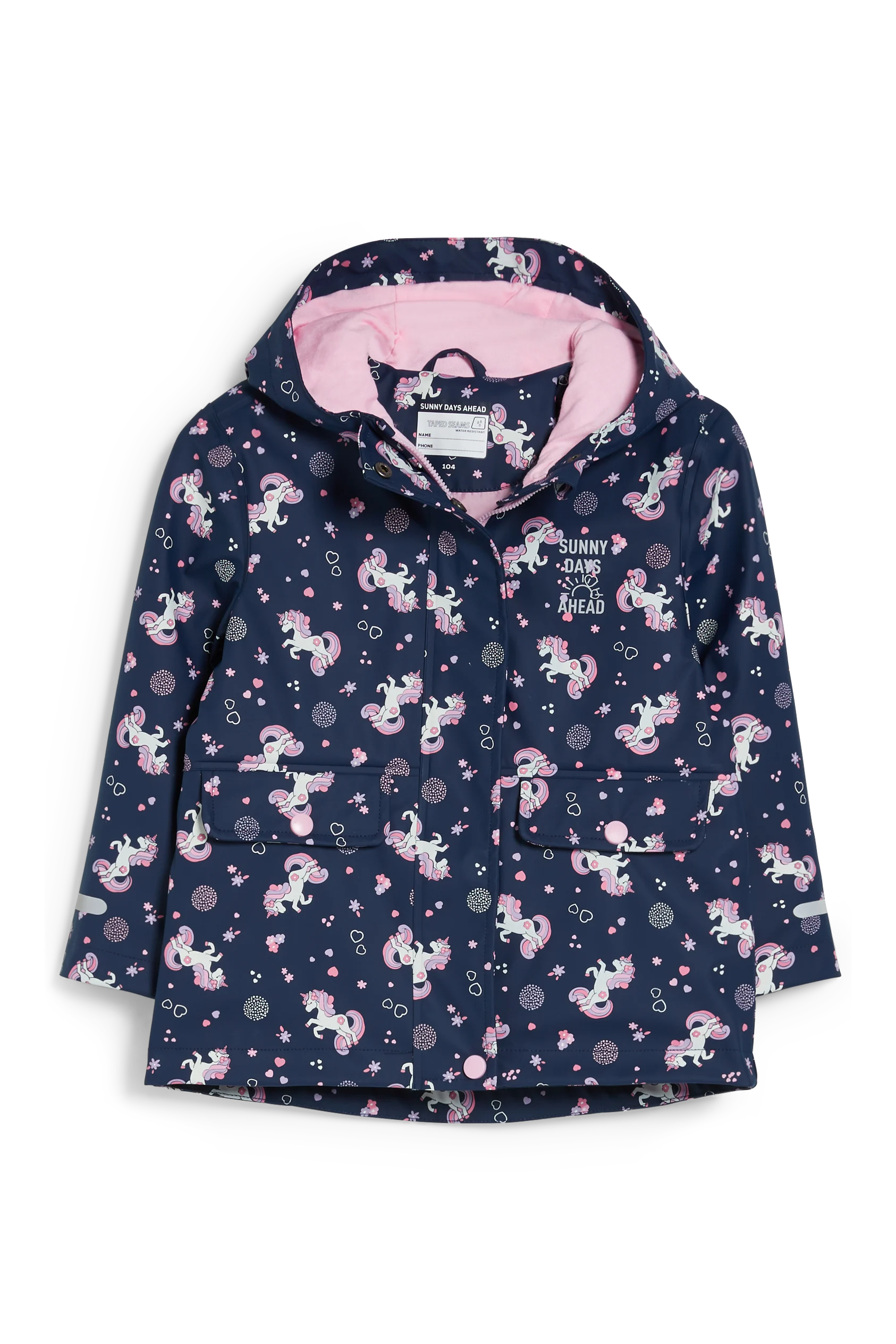 Unicorn - rain jacket with hood