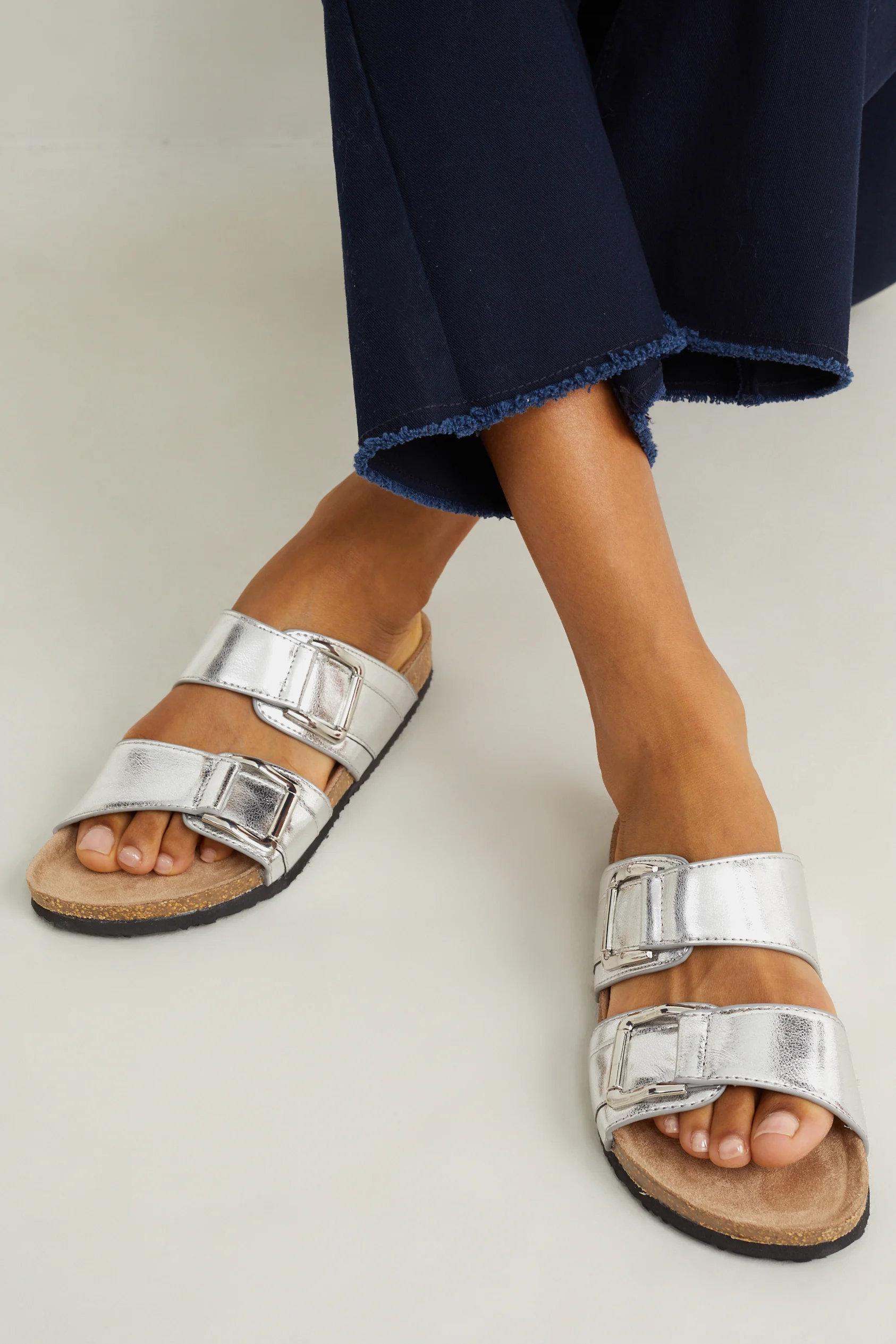 Sandals - faux leather