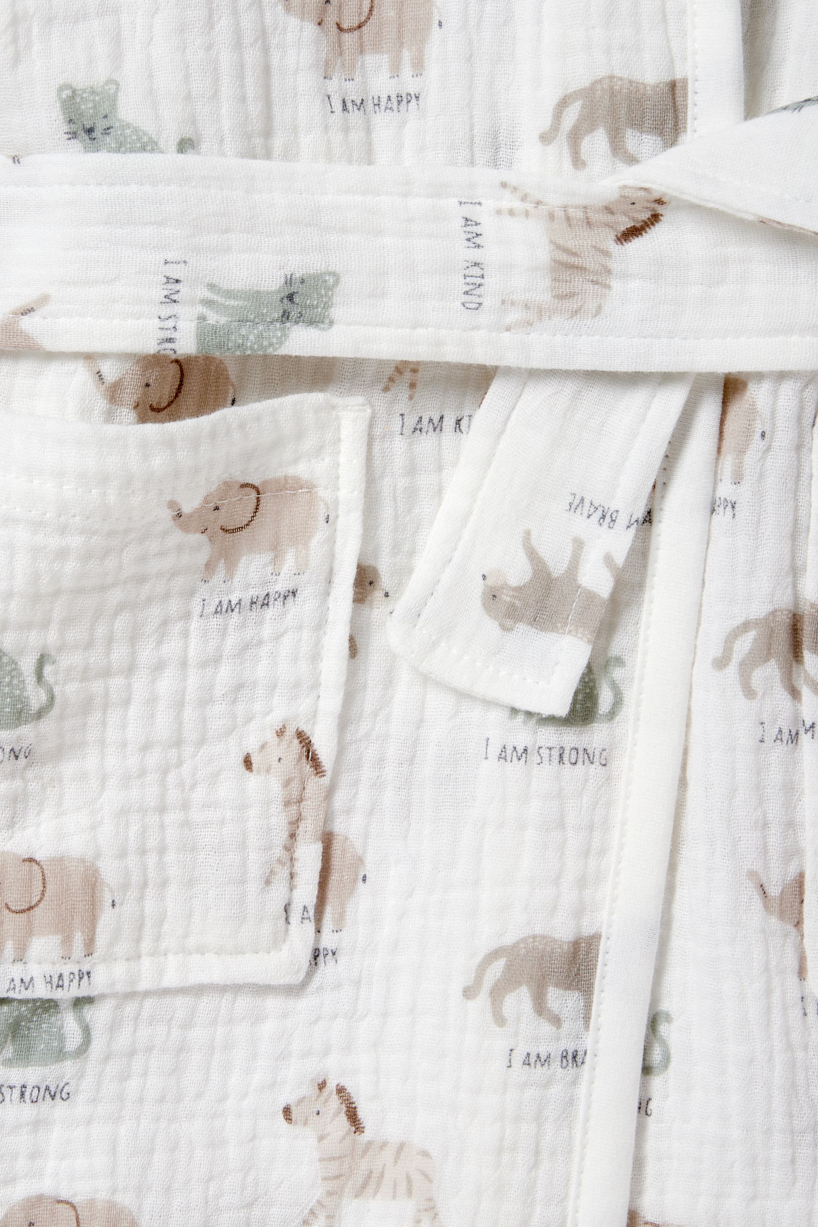 Baby bathrobe with hood