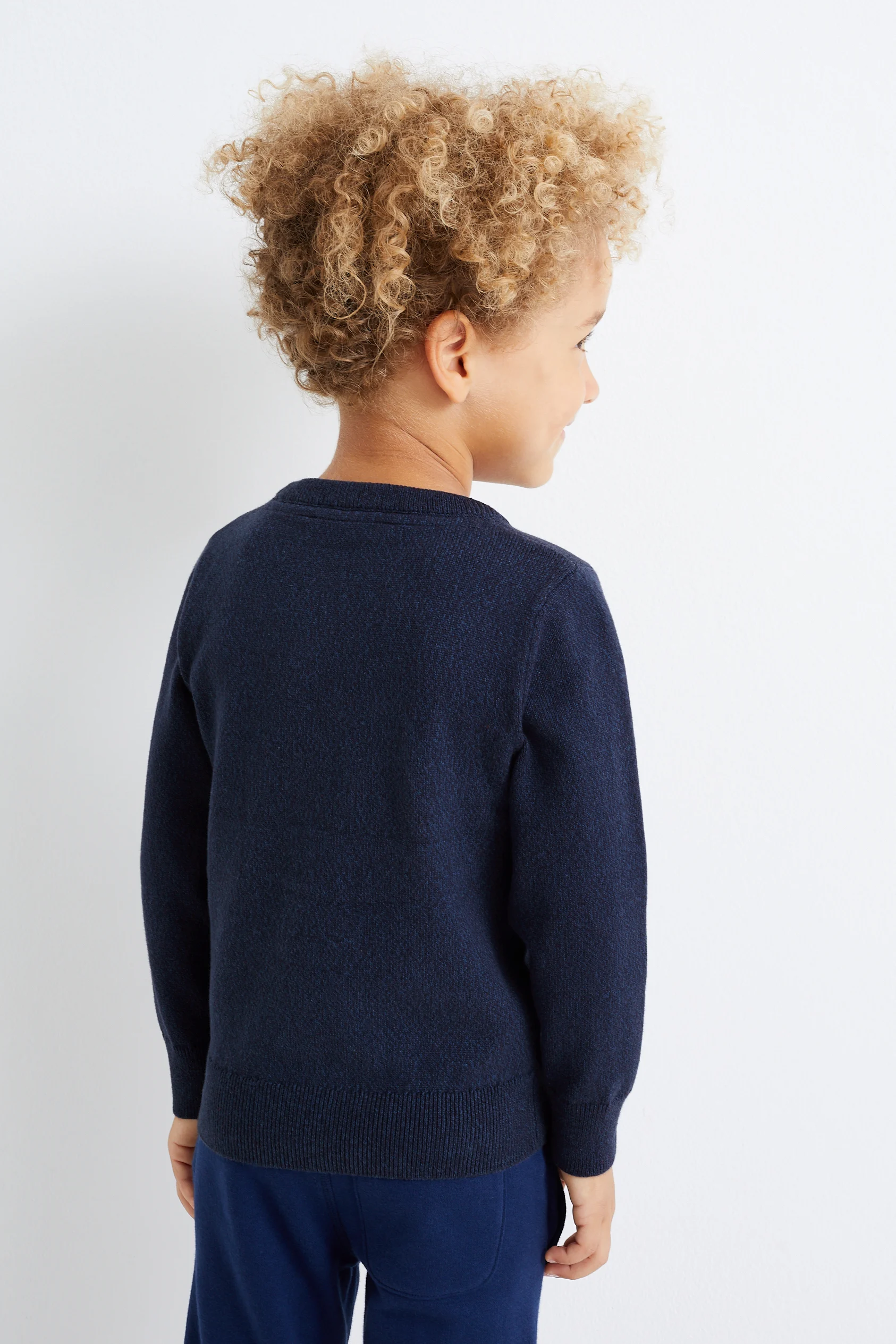 Christmas jumper - Father Christmas and Rudolf