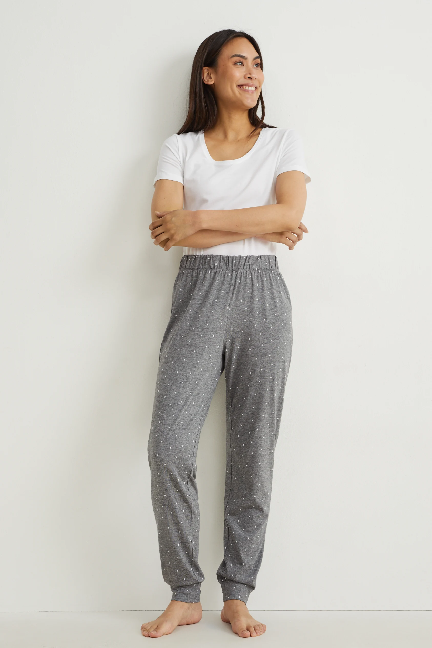 Pyjama bottoms - polka dot