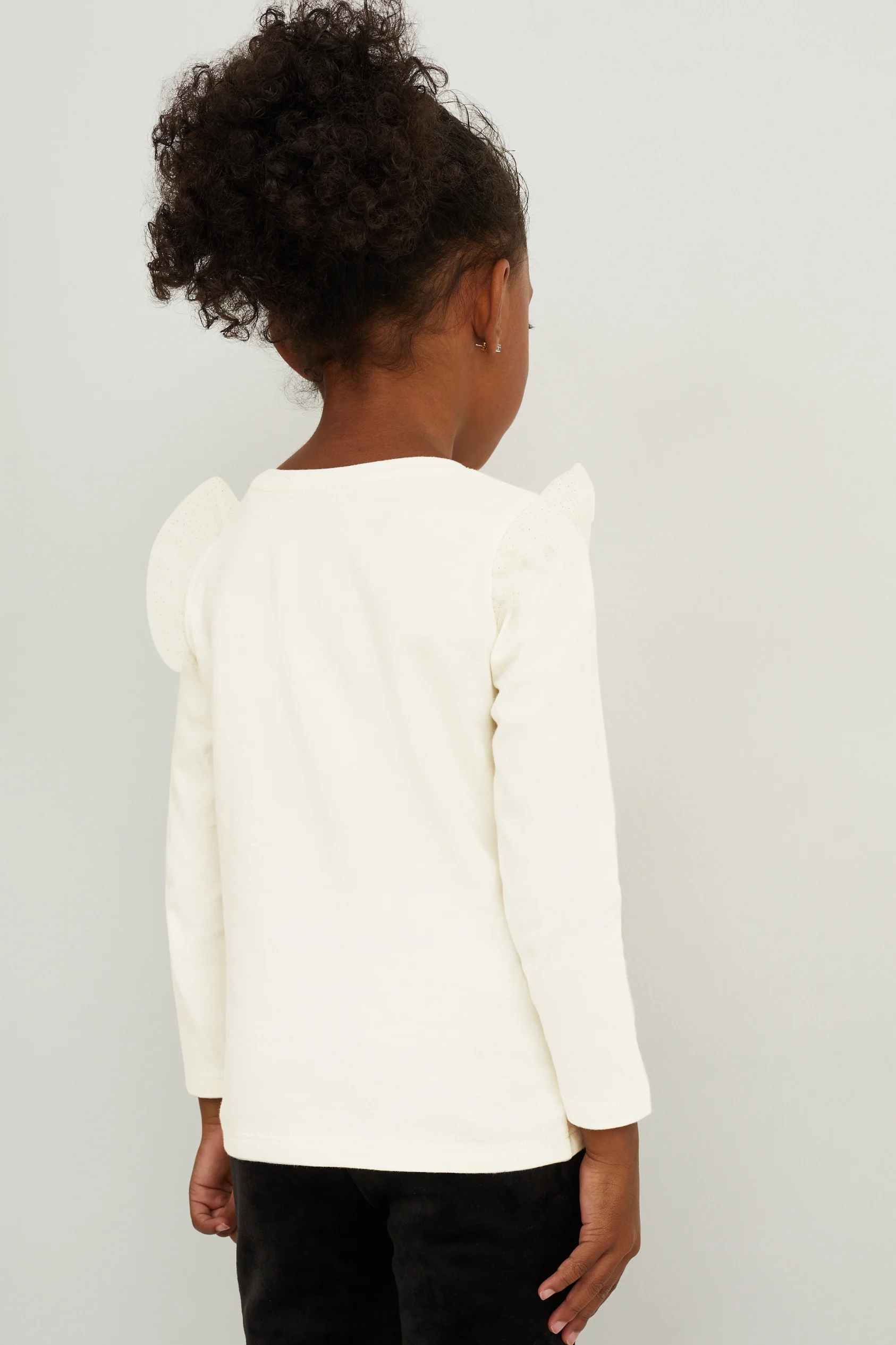 Halloween set - long sleeve top and bat mask - 2 piece