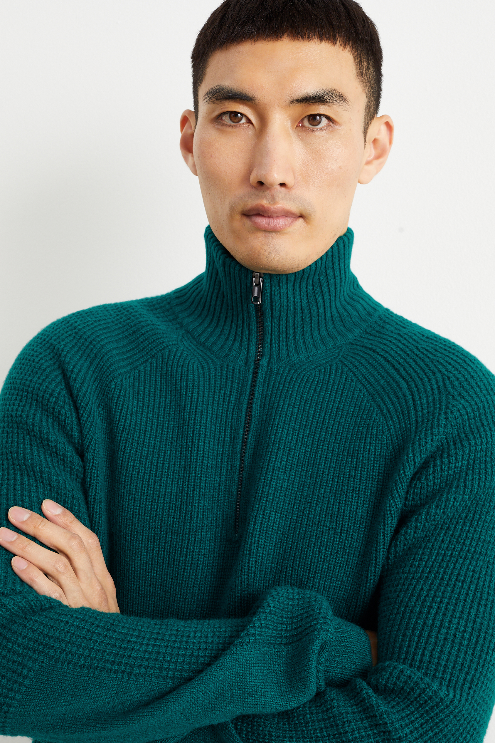 Jumper with cashmere - wool blend