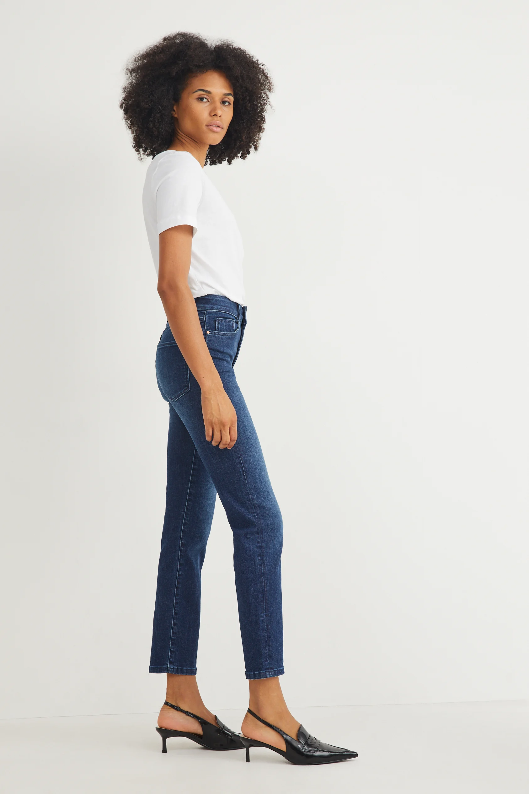 Straight jeans - high waist