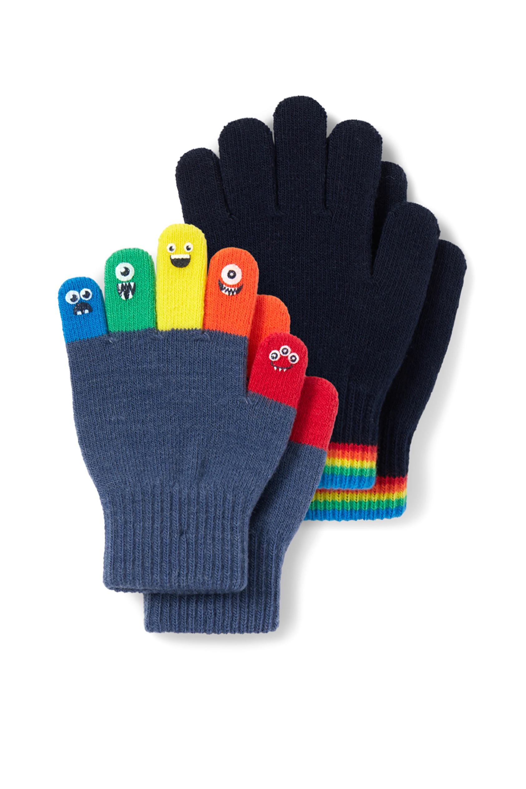 Multipack of 2 - knitted gloves