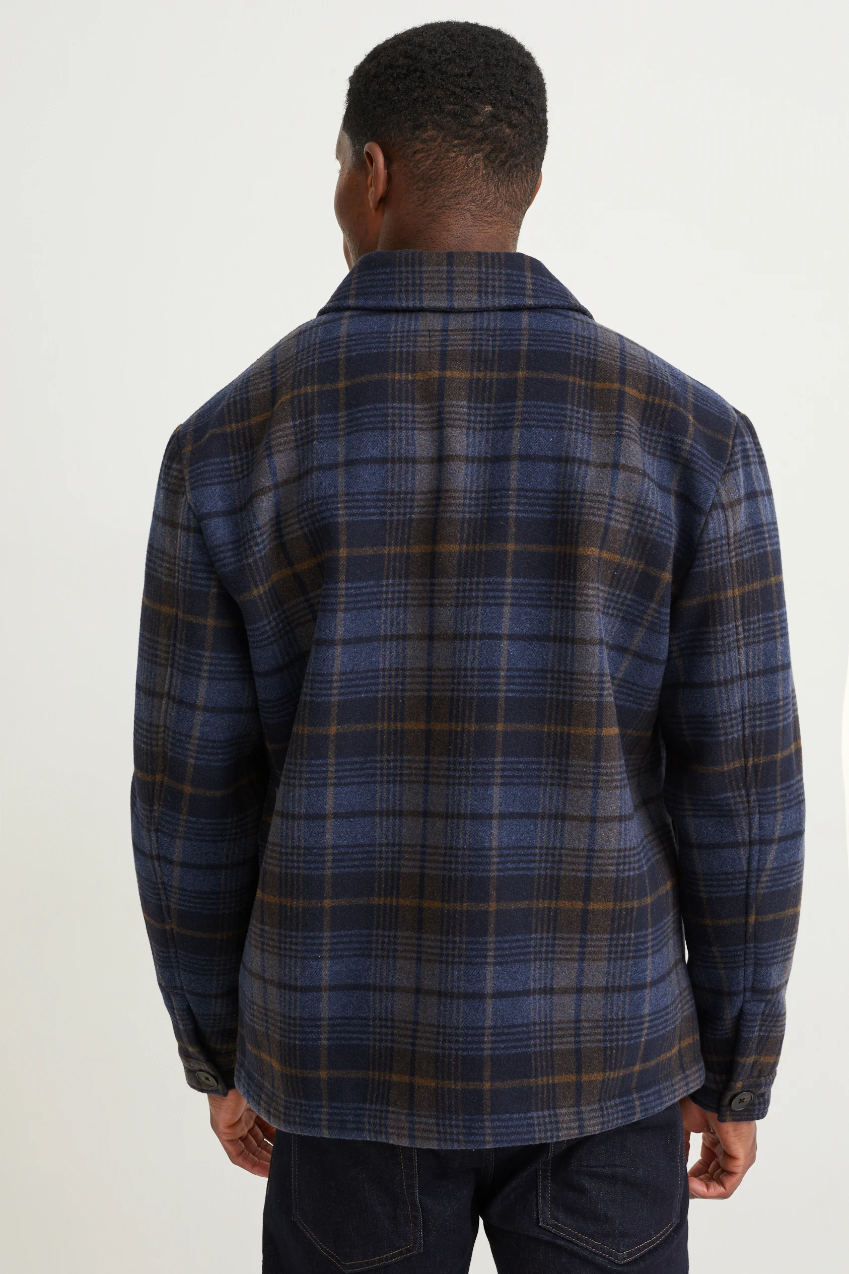 Shirt jacket - check