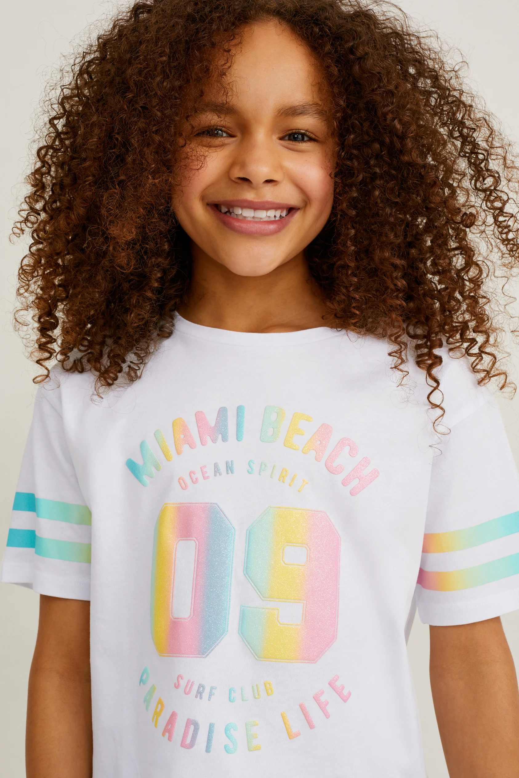 Short sleeve T-shirt - shiny