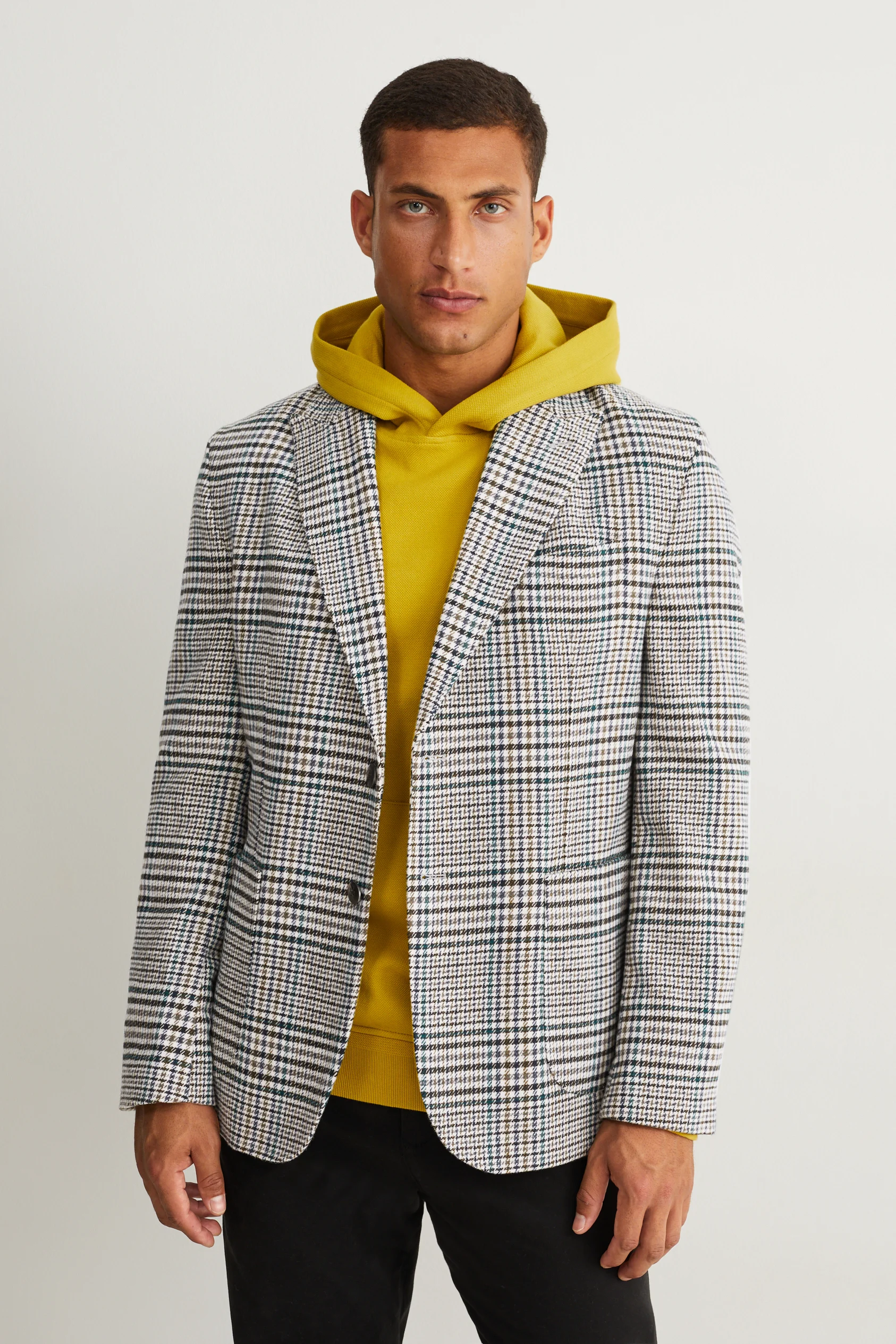 Tailored jacket - slim fit - check