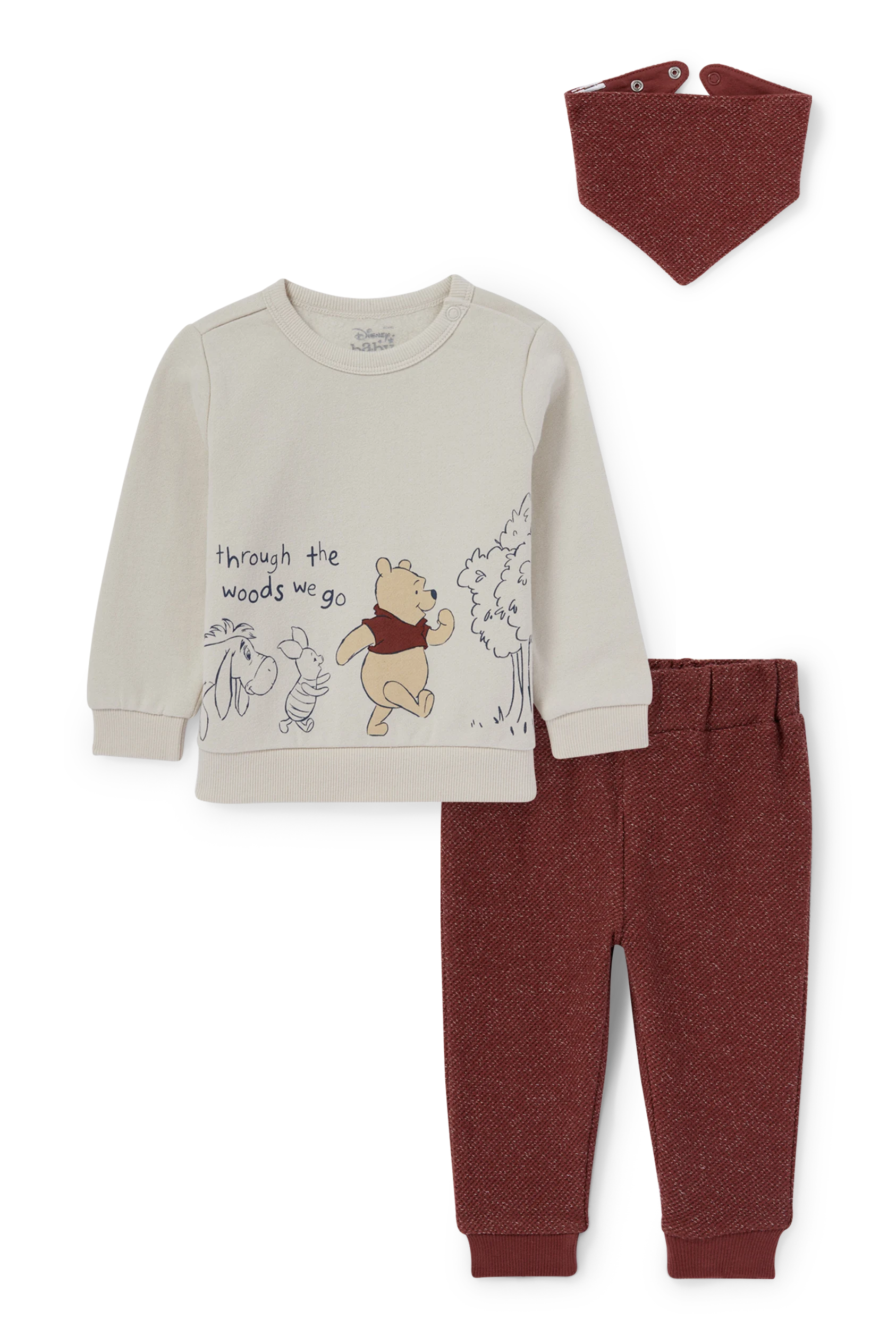 Winnie the Pooh - baby outfit - 3 piece