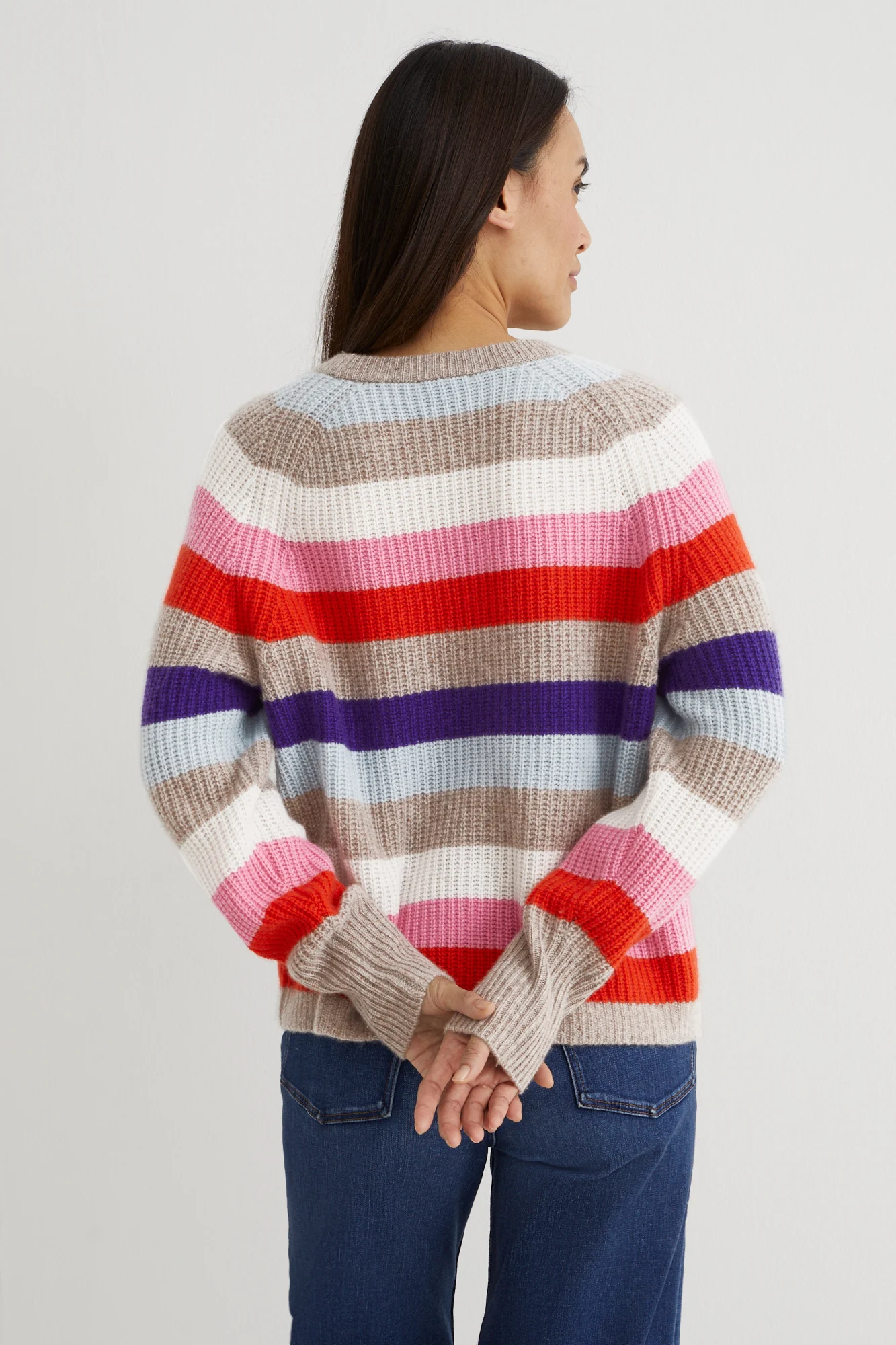 Cashmere jumper - striped