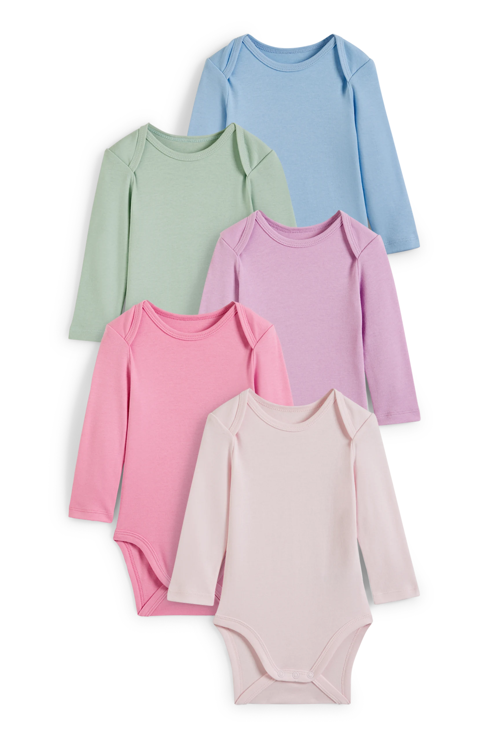 Multipack of 5 - baby bodysuit