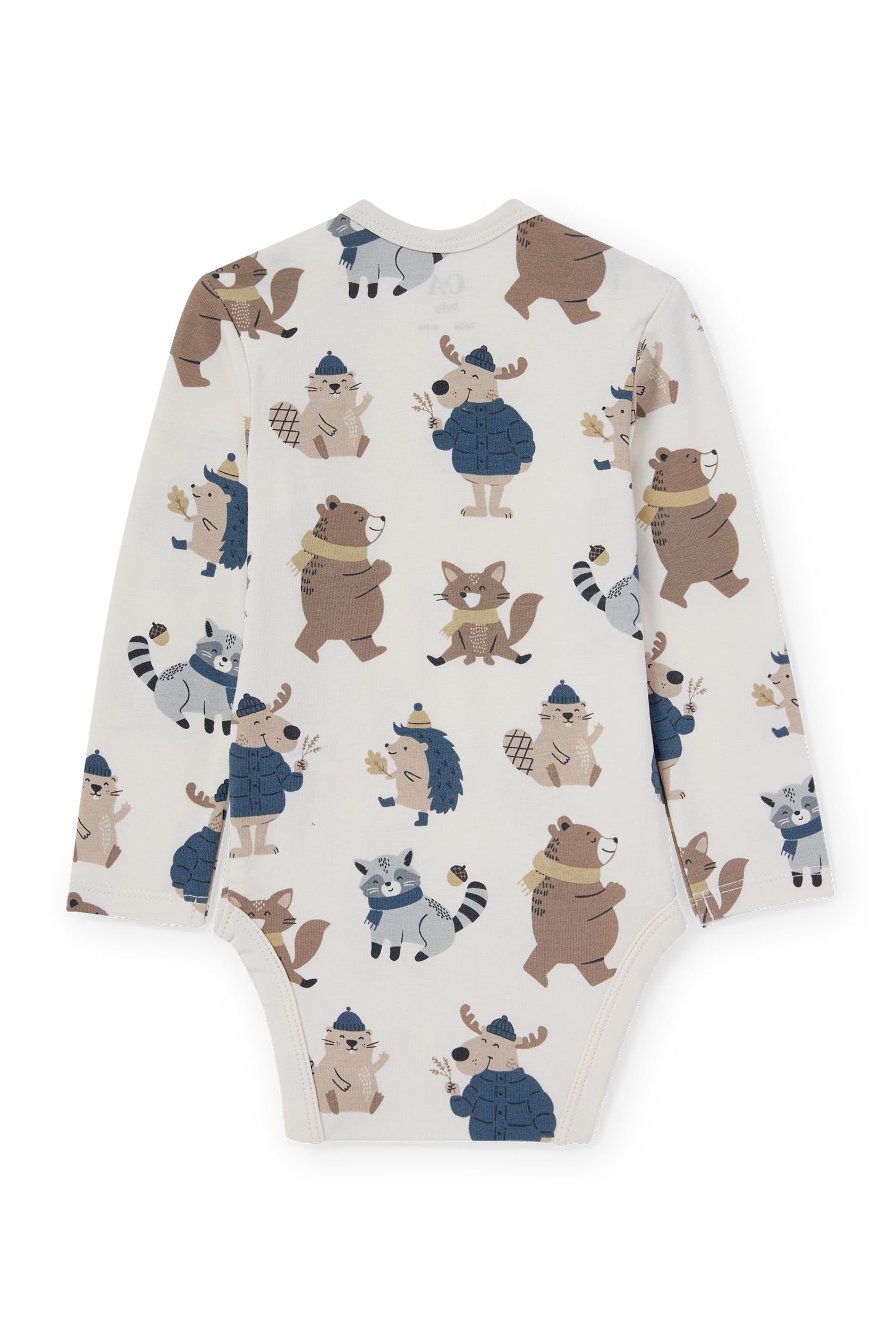 Woodland animals - baby bodysuit