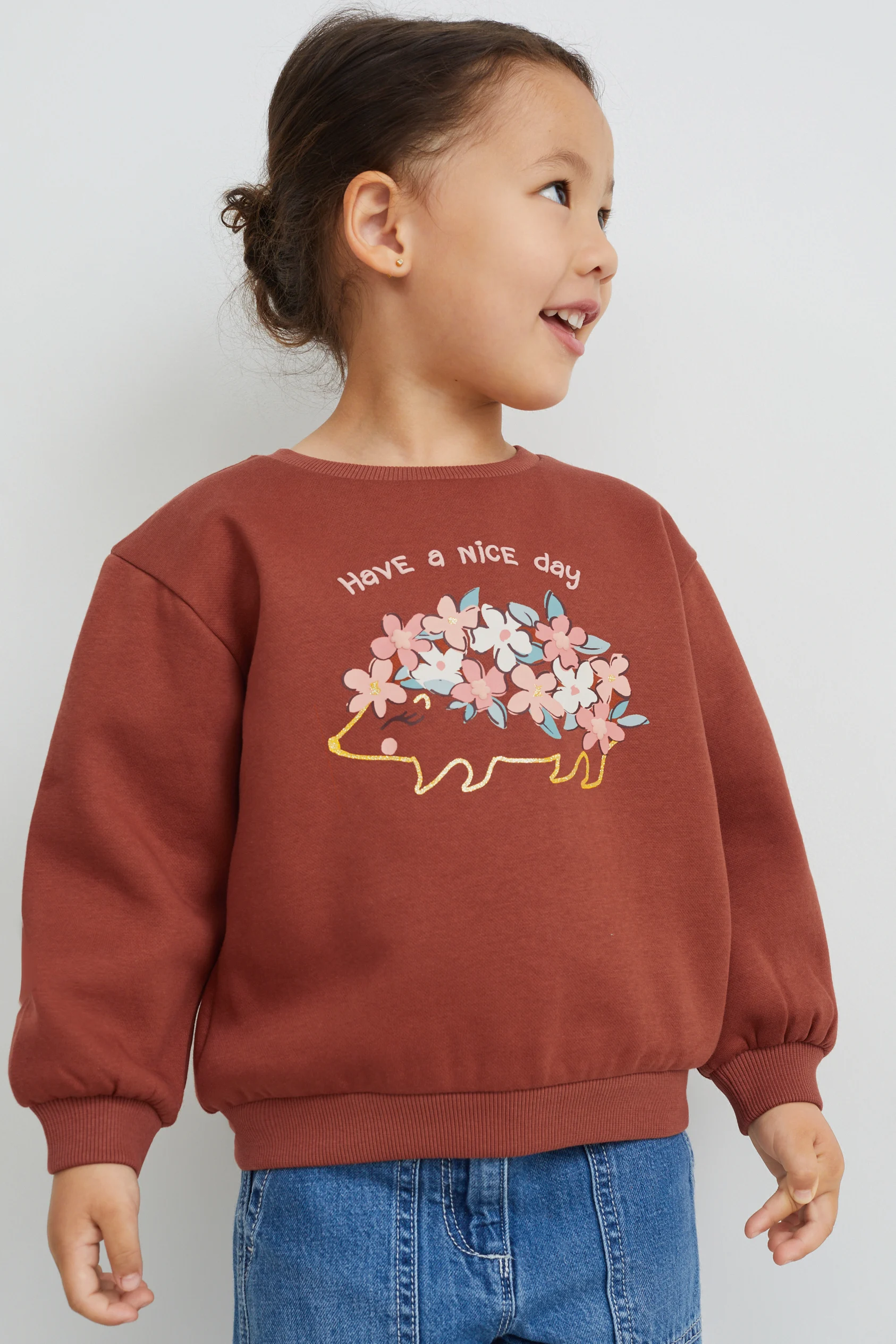 Sweatshirt - floral