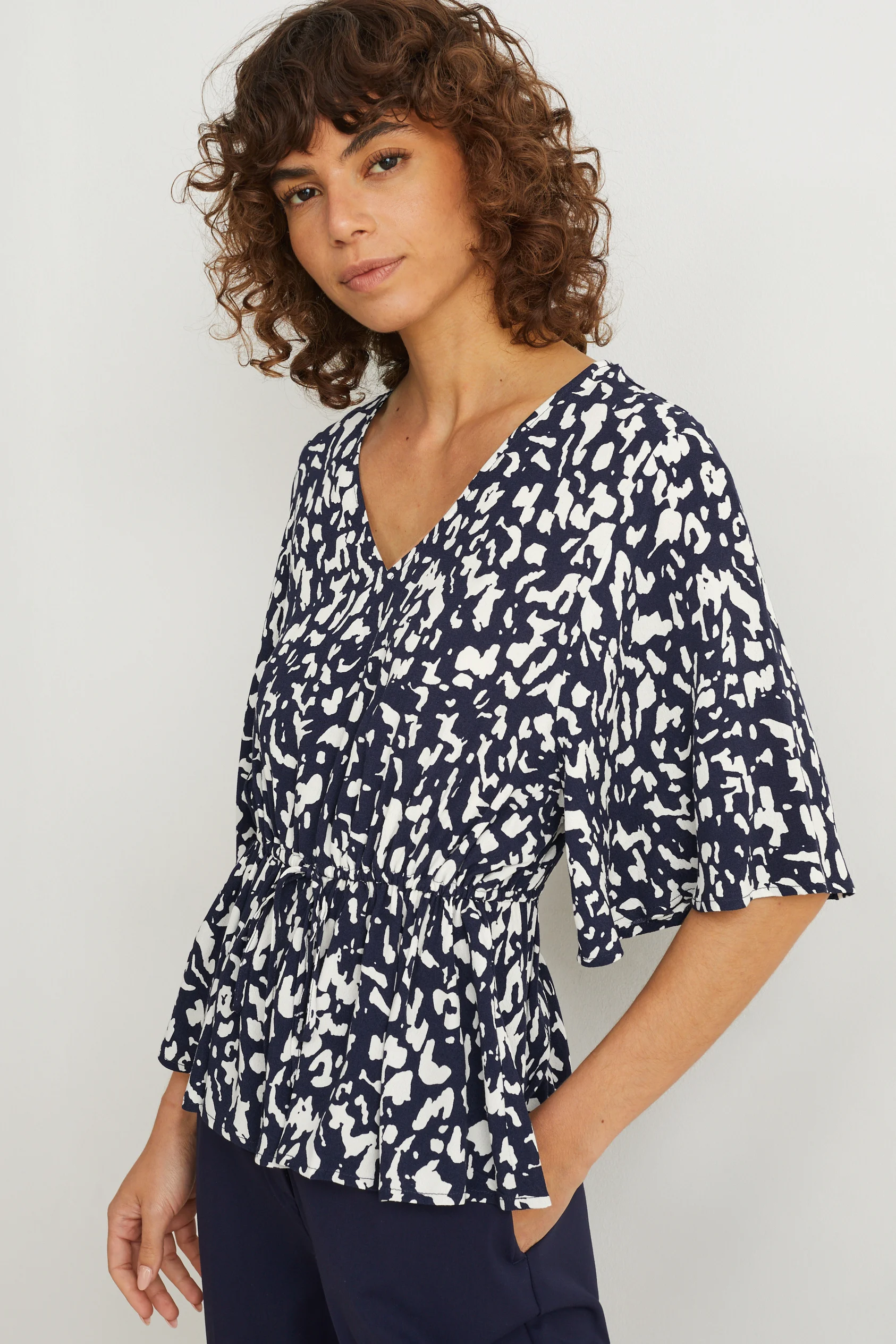 Blouse - patterned