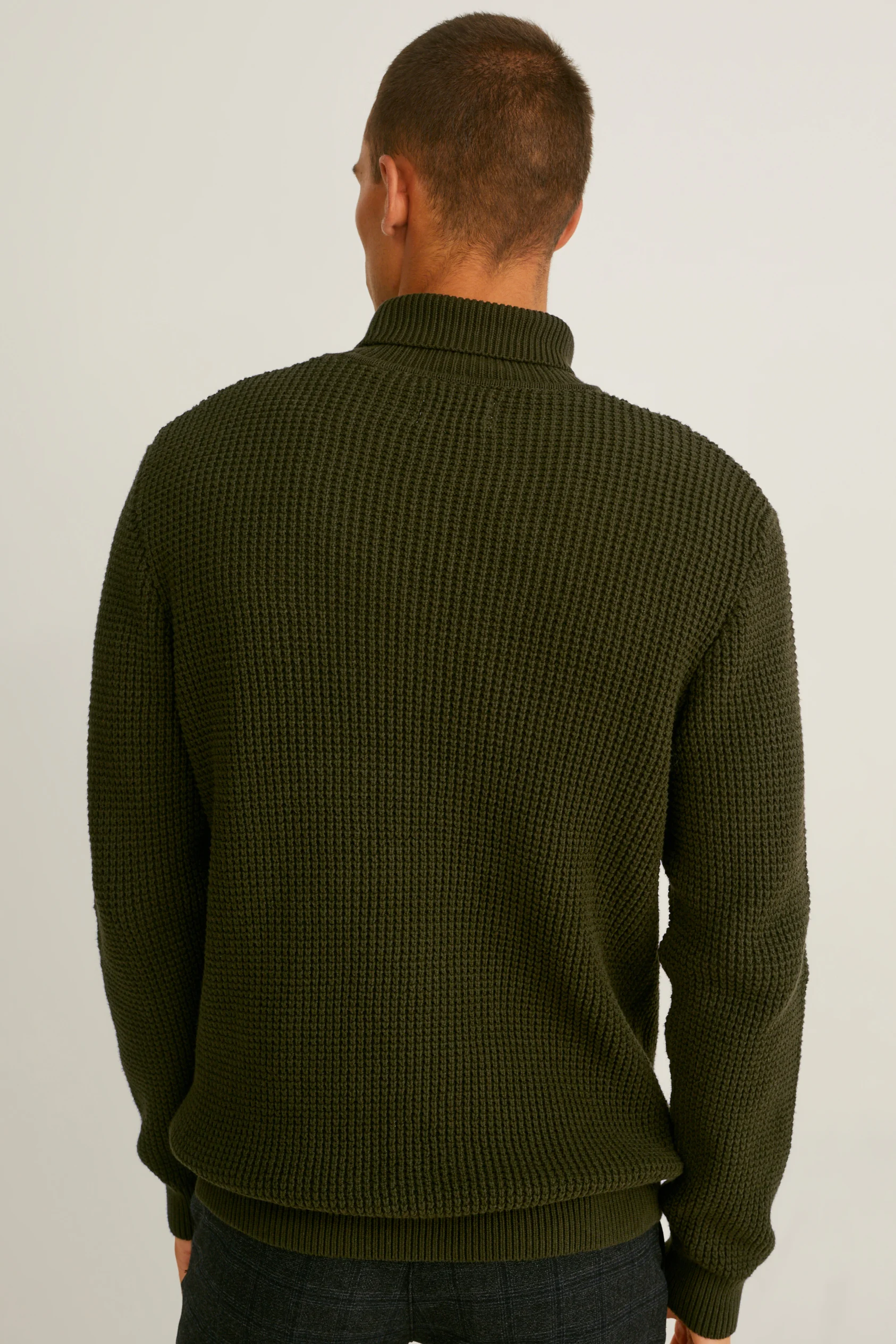 Polo neck jumper