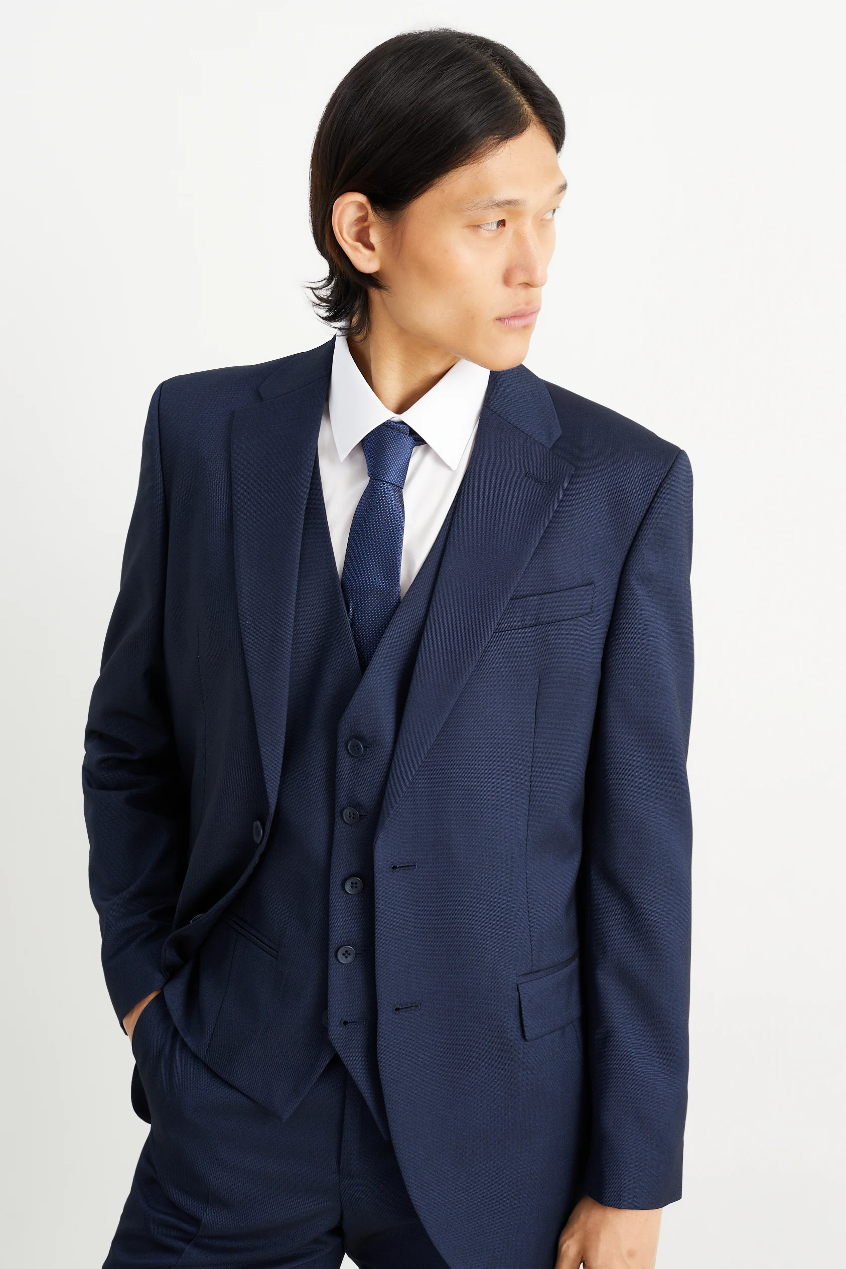 Mix-and-match suit with tie - regular fit - 4 piece