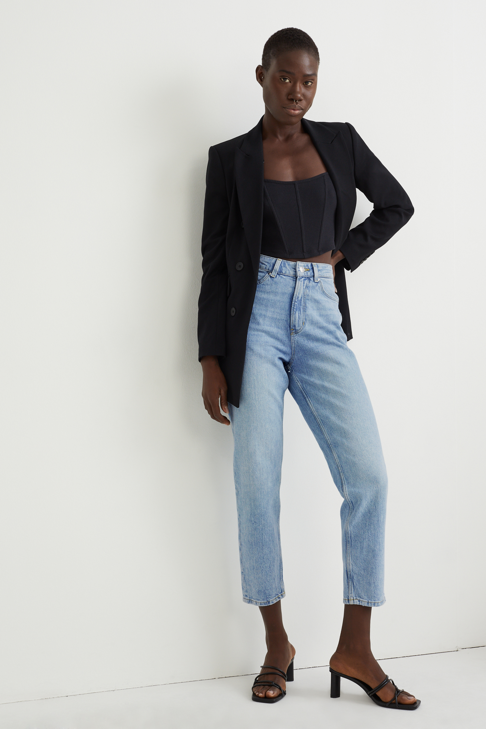 Mom jeans - high waist - LYCRA?