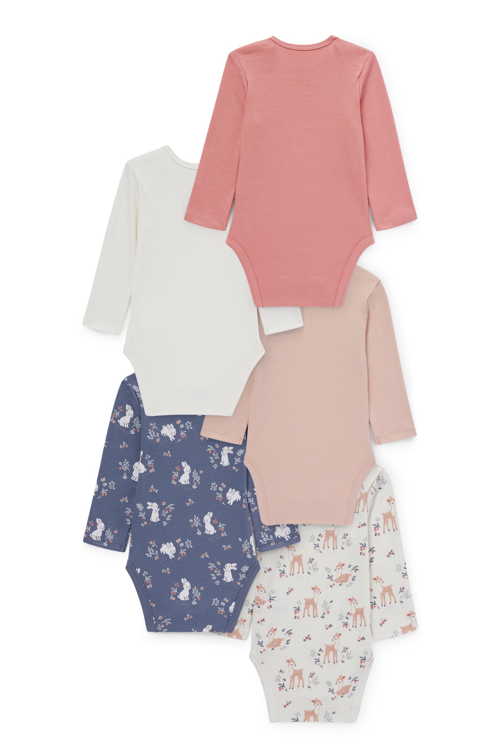 Multipack of 5 - baby bodysuit
